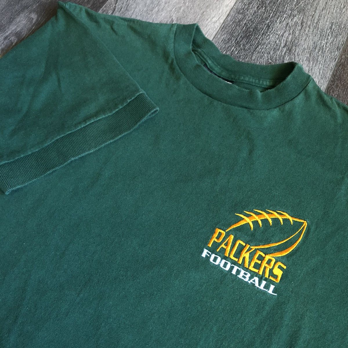 NFL Vintage 90s Green Bay Packers Football Small Logo Jersey Tee Size US XL / EU 56 / 4 - 1 Thumbnail