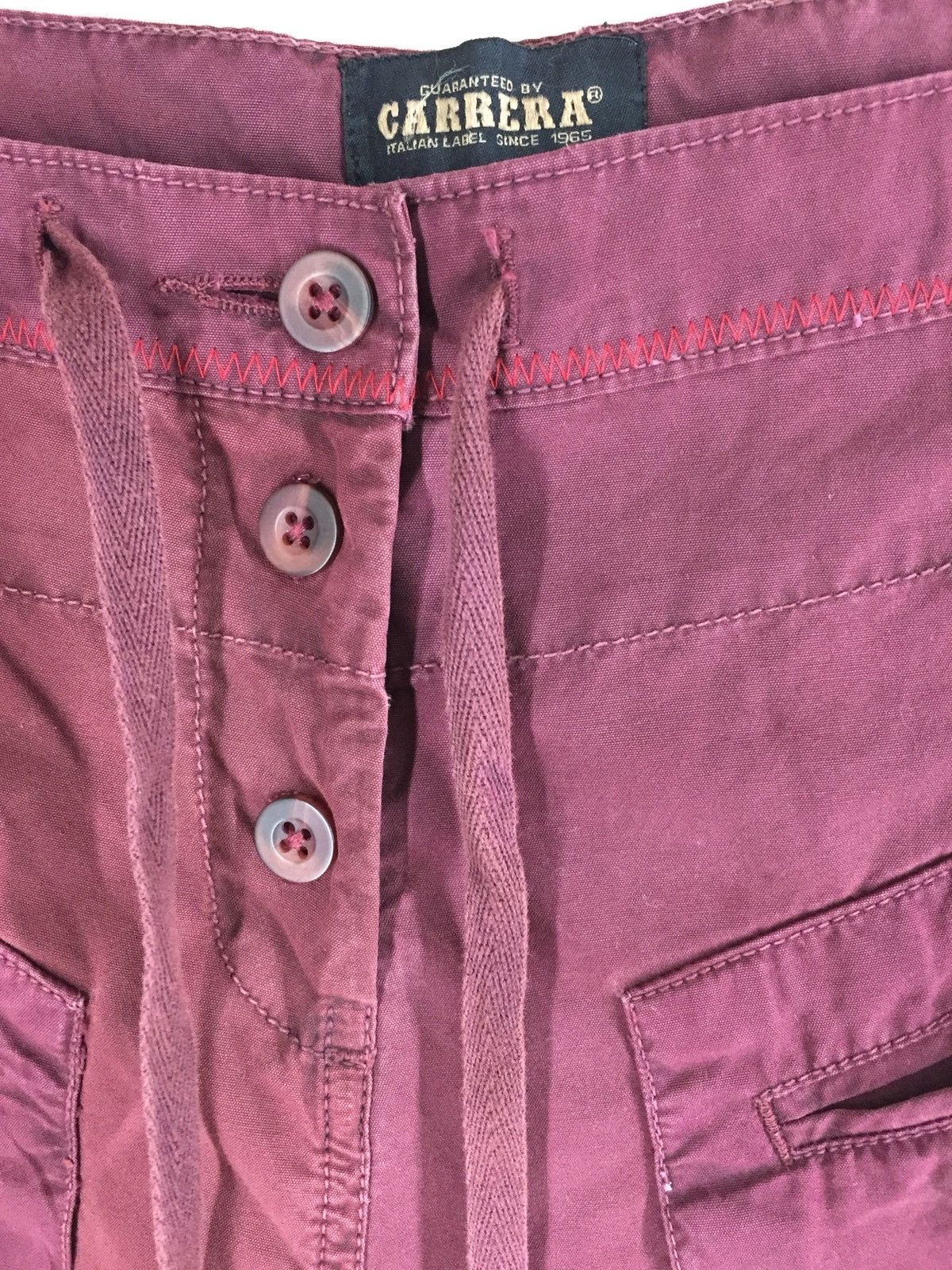Carrera 💥Must Grab💥🔥RARE🔥Carrera Italian Label Red Wine Pants Size US 33 - 4 Thumbnail