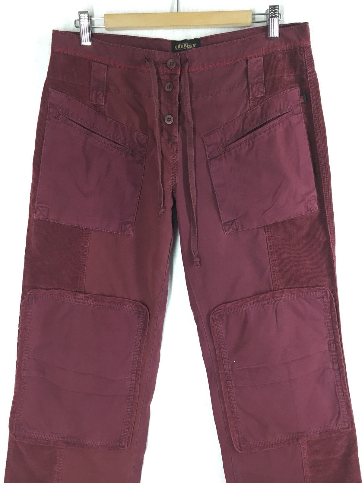 Carrera 💥Must Grab💥🔥RARE🔥Carrera Italian Label Red Wine Pants Size US 33 - 2 Thumbnail
