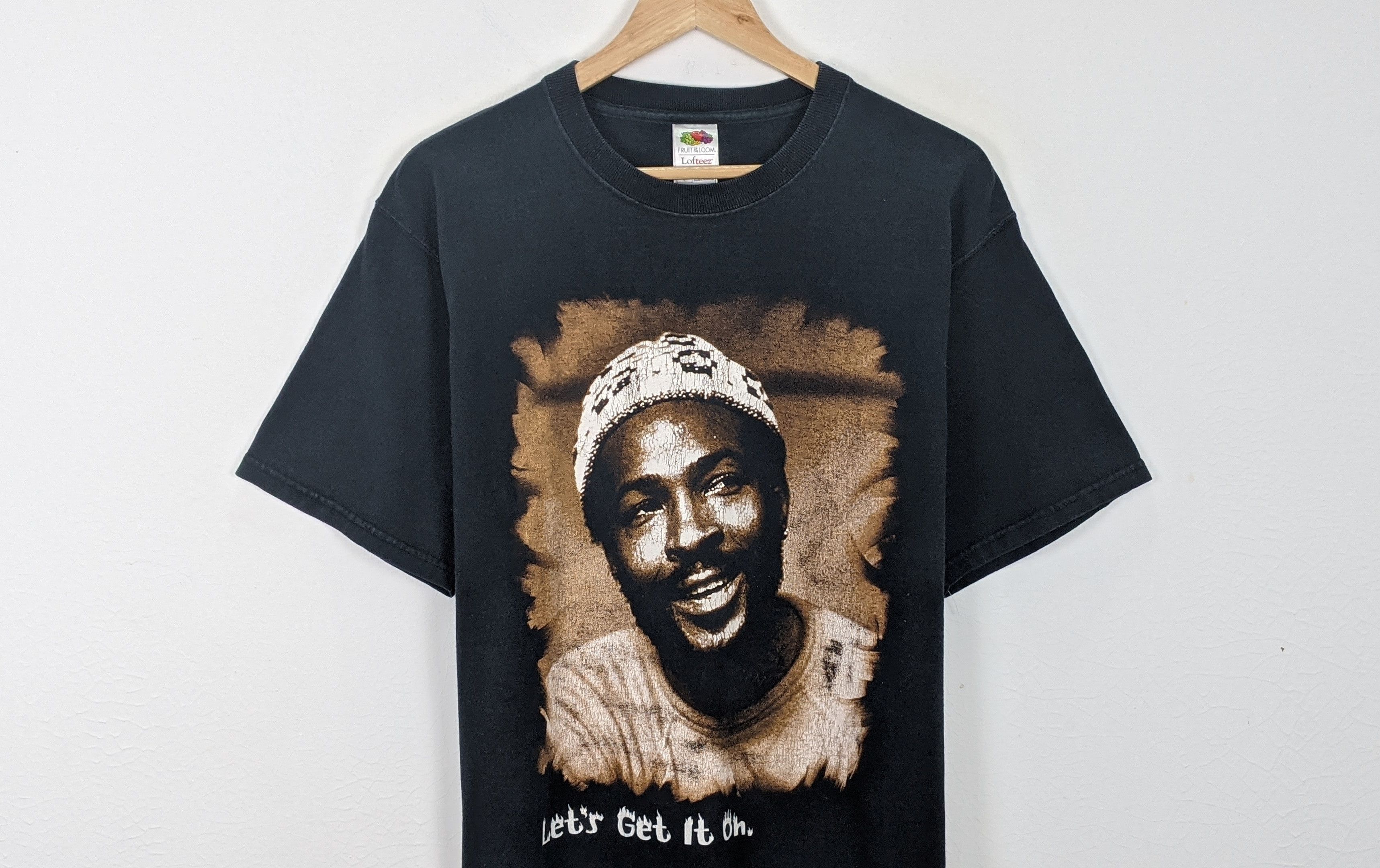Rap Tees Vintage Marvin Gaye Let's Get it On shirt Size US L / EU 52-54 / 3 - 2 Thumbnail