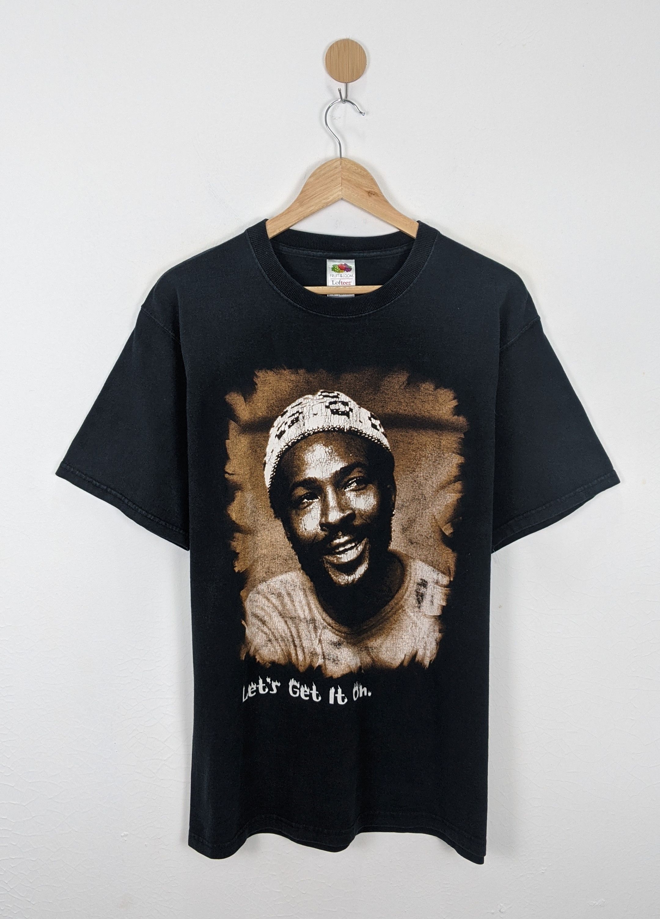 Rap Tees Vintage Marvin Gaye Let's Get it On shirt Size US L / EU 52-54 / 3 - 1 Thumbnail