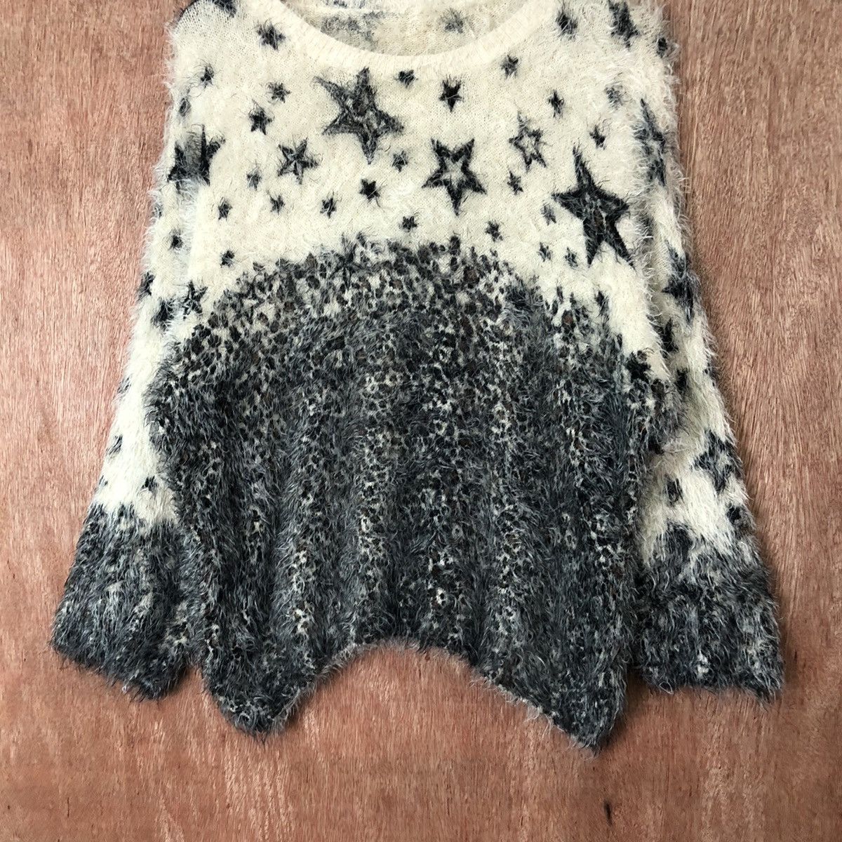 Homespun Knitwear Japanese Brand star Shag Shaggy Fur Mohair Knitwear #6476 Size M / US 6-8 / IT 42-44 - 3 Thumbnail