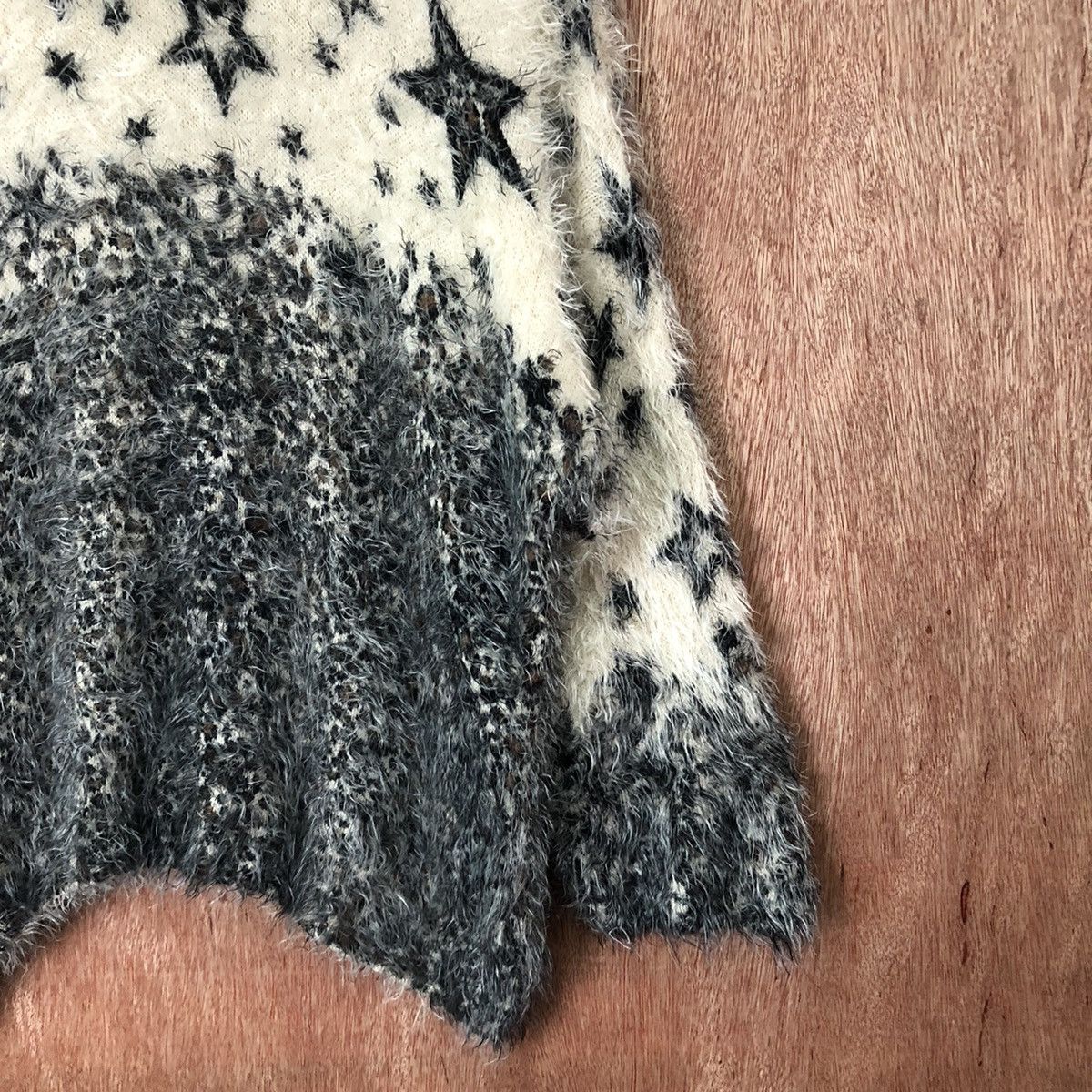 Homespun Knitwear Japanese Brand star Shag Shaggy Fur Mohair Knitwear #6476 Size M / US 6-8 / IT 42-44 - 5 Thumbnail