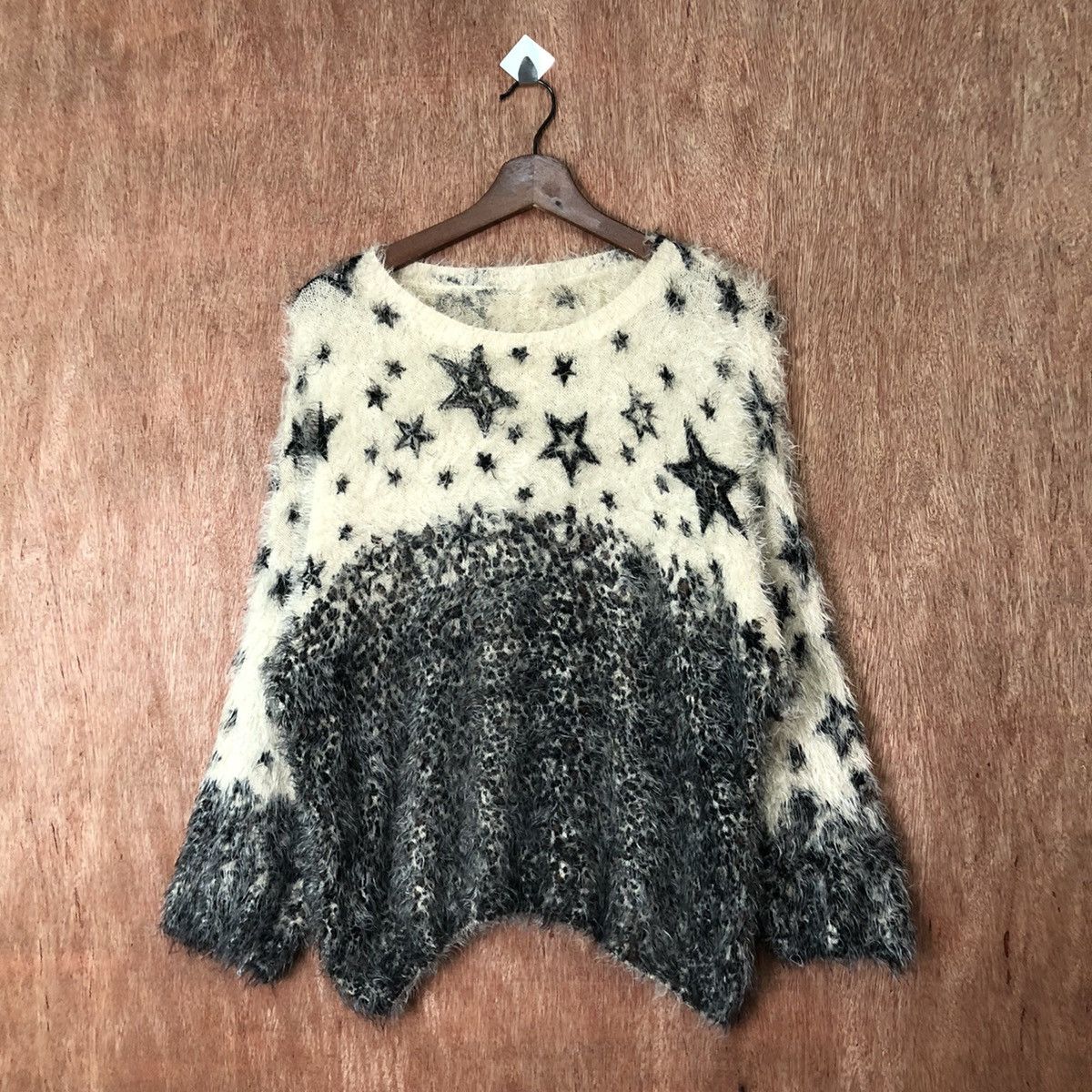 Homespun Knitwear Japanese Brand star Shag Shaggy Fur Mohair Knitwear #6476 Size M / US 6-8 / IT 42-44 - 1 Thumbnail