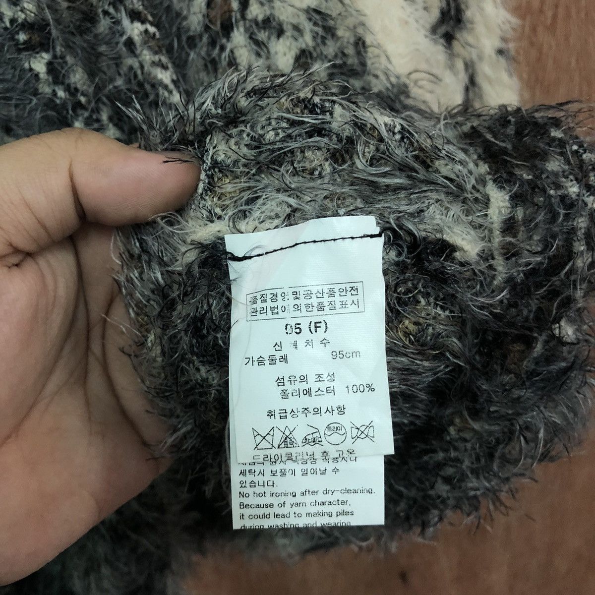 Homespun Knitwear Japanese Brand star Shag Shaggy Fur Mohair Knitwear #6476 Size M / US 6-8 / IT 42-44 - 7 Thumbnail