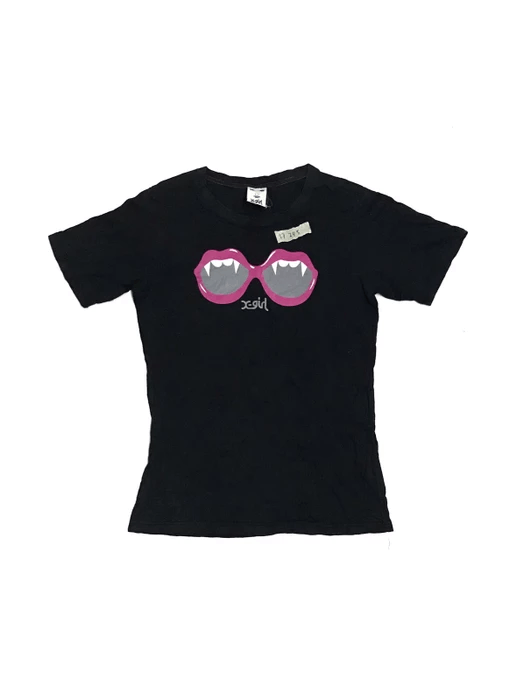 Japanese Brand Japanese Brand X-Girl Spectacles Design Shirt Size S / US 4 / IT 40 - 2 Thumbnail