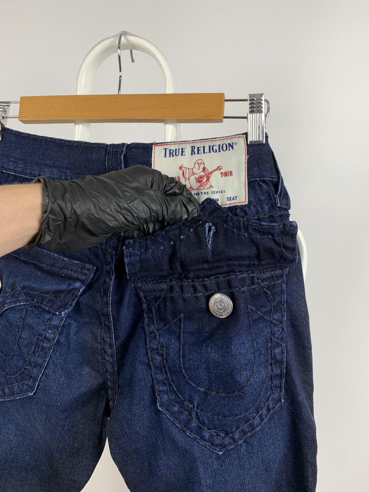 True Religion Vintage True Religion Navy Blue Denim Jeans Pants Size US 29 - 8 Thumbnail