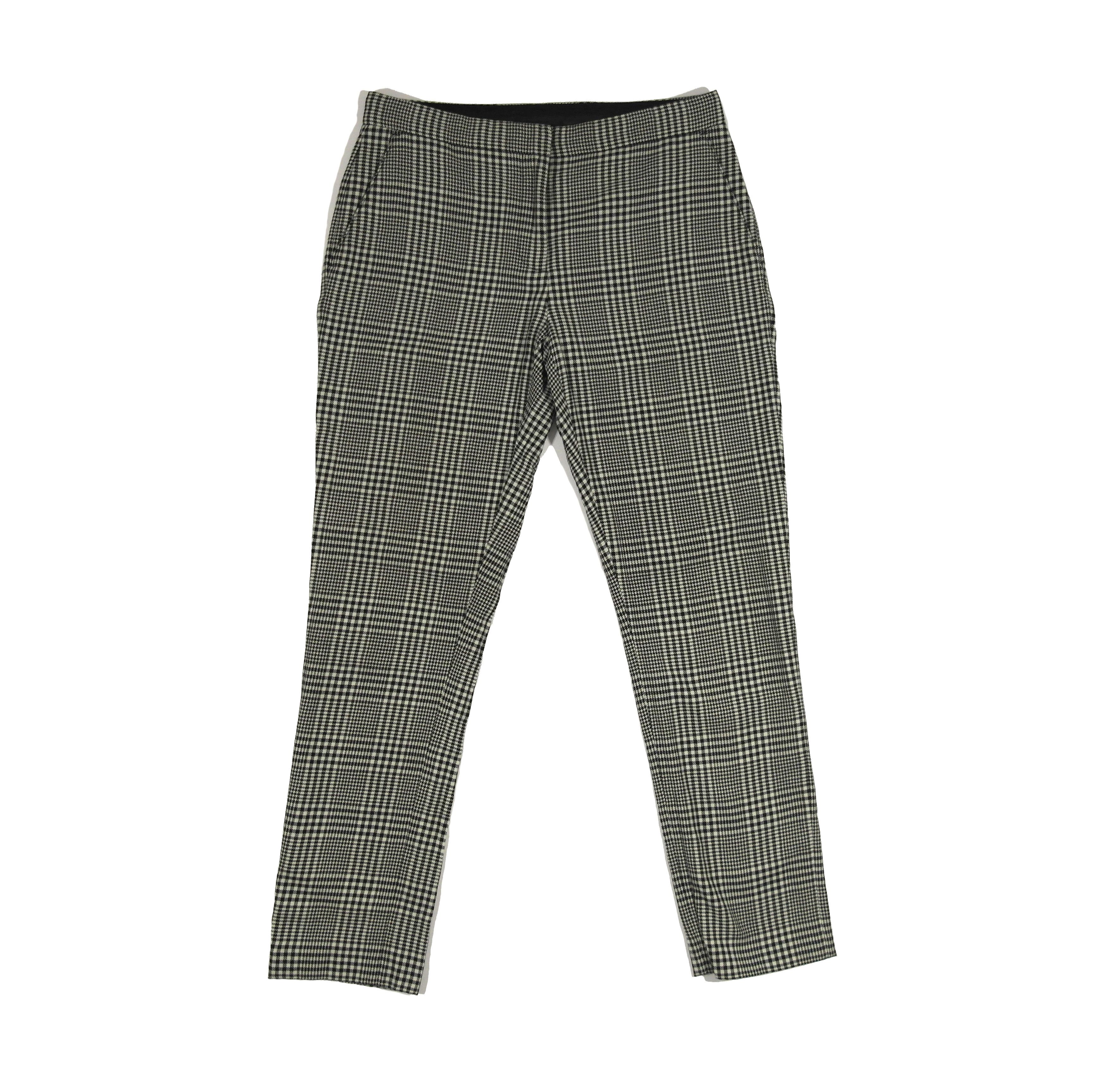 Burberry Burberry Womens Wool Trousers Plaid Check Gray Size 30" / US 8 / IT 44 - 1 Thumbnail