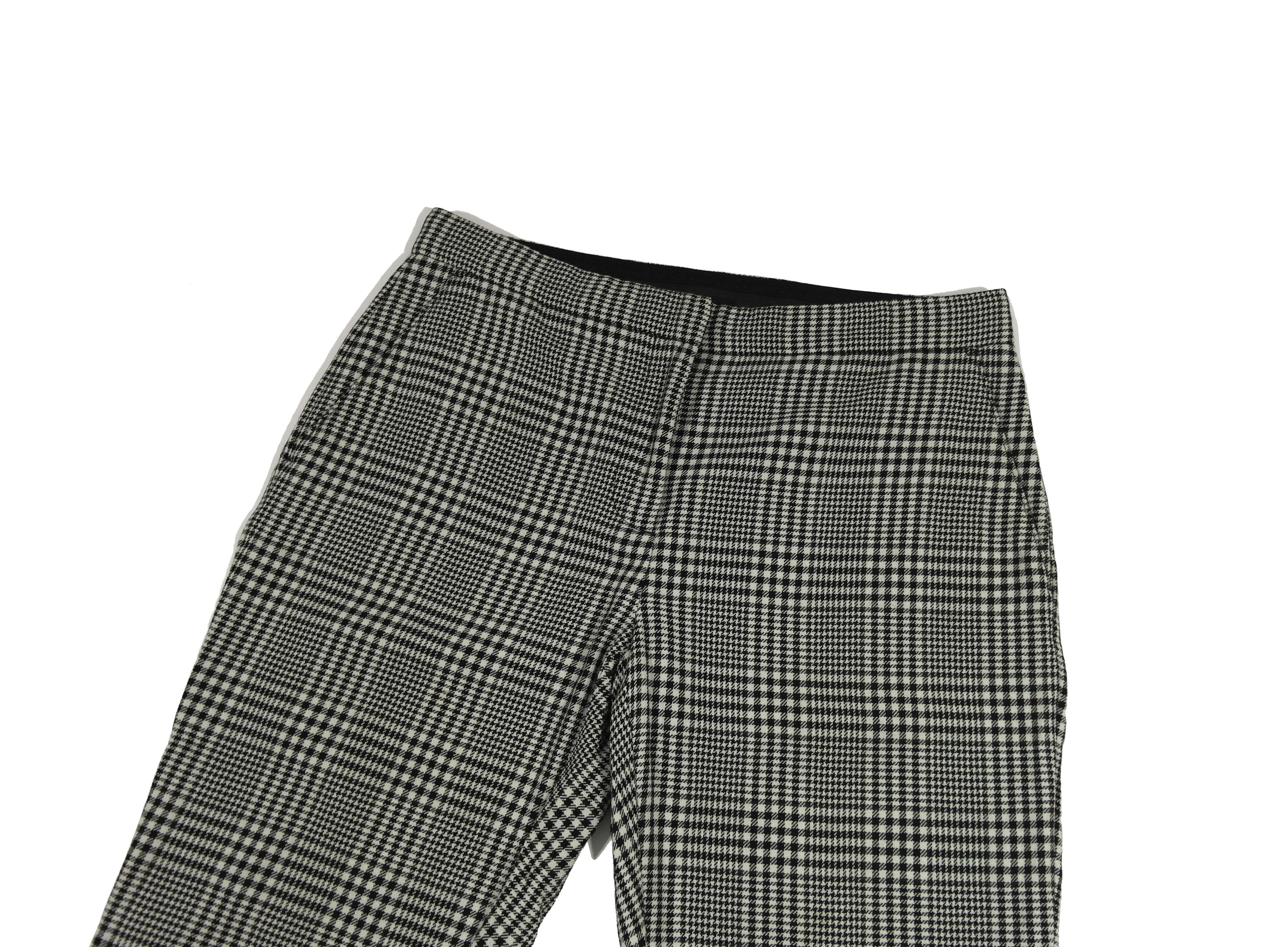 Burberry Burberry Womens Wool Trousers Plaid Check Gray Size 30" / US 8 / IT 44 - 3 Thumbnail