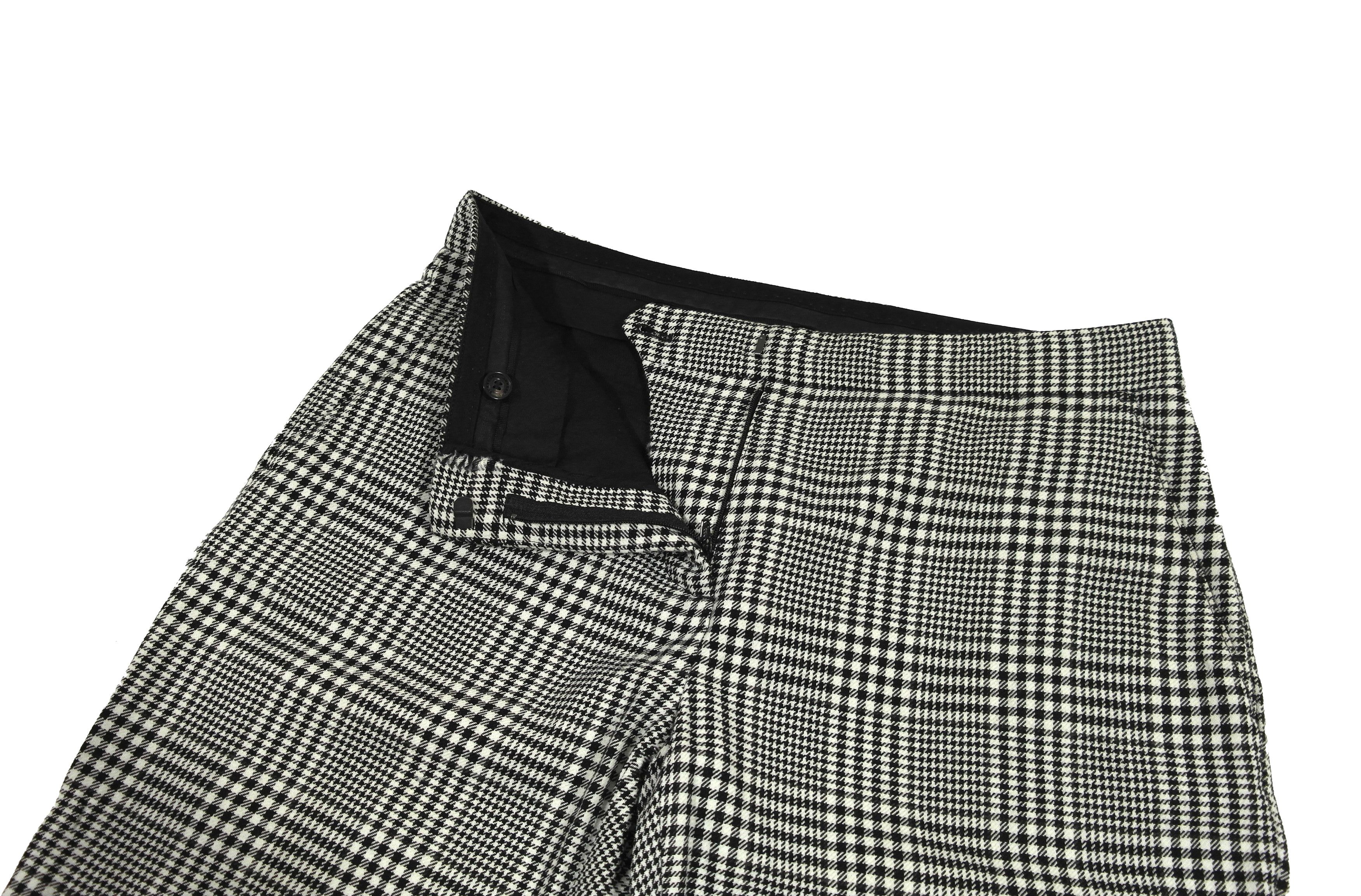 Burberry Burberry Womens Wool Trousers Plaid Check Gray Size 30" / US 8 / IT 44 - 4 Thumbnail