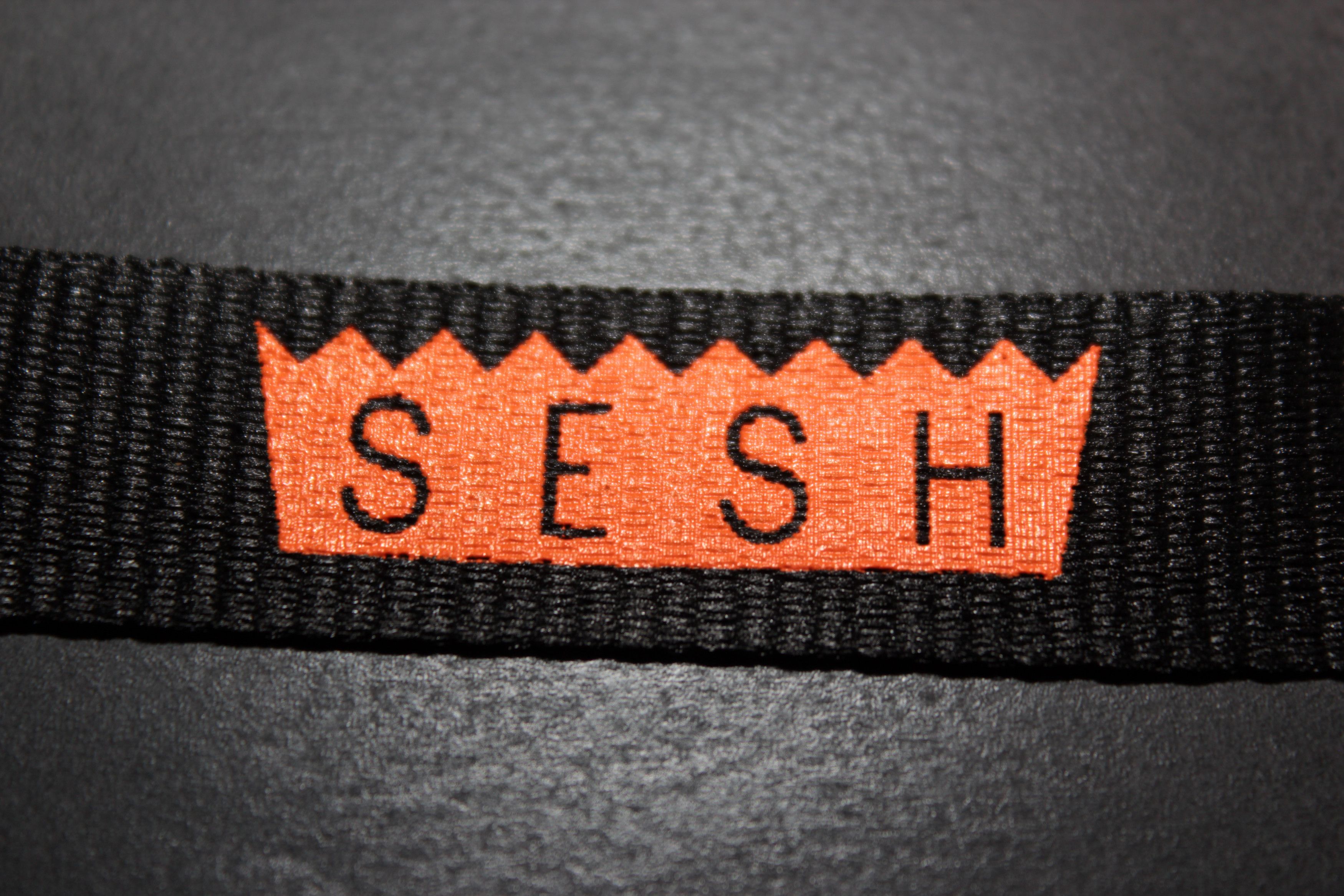 Bones × TeamSESH TEAMSESH Black Lanyard with Orange Crown Logo Size ONE SIZE - 4 Thumbnail