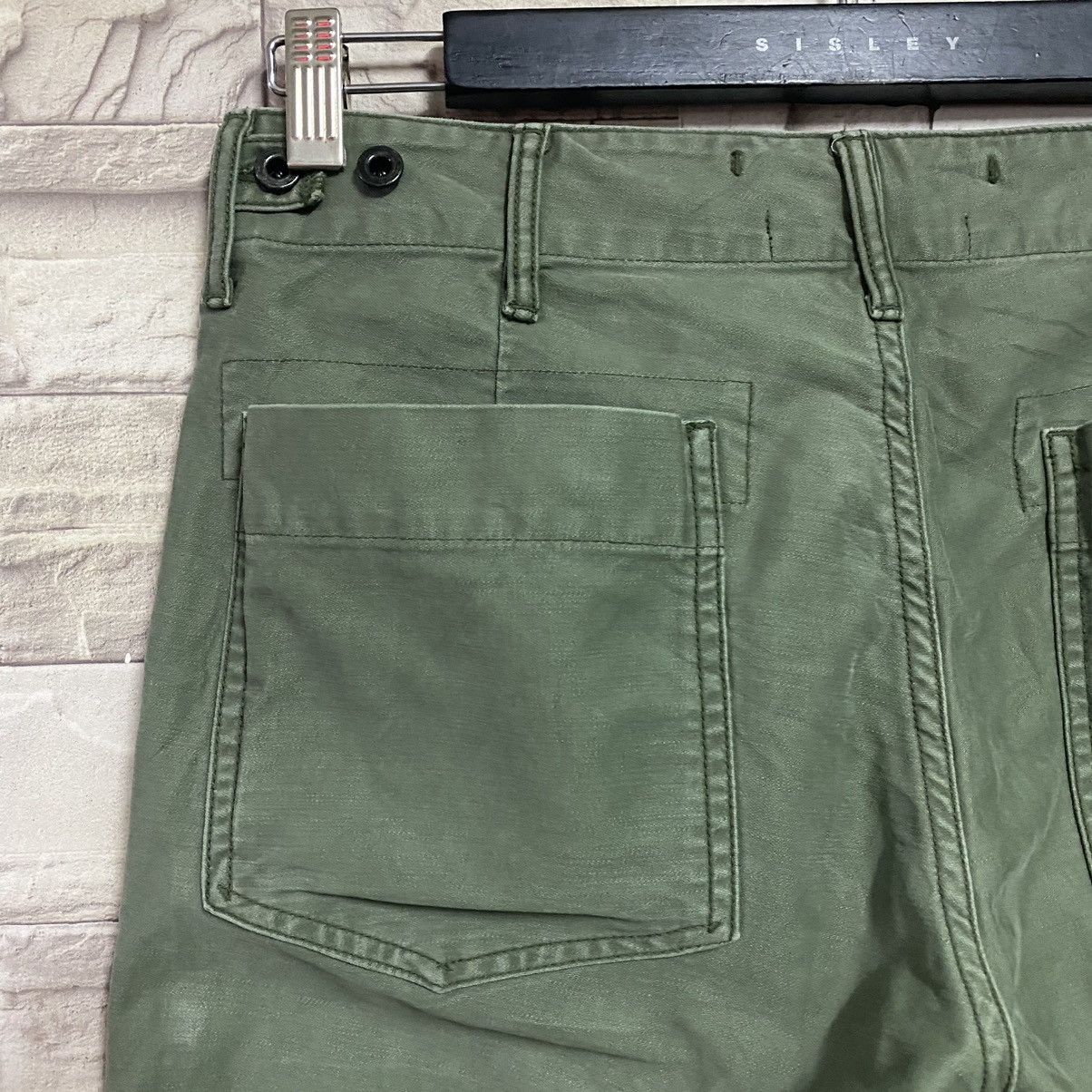 Johnbull Japanese Brand JOHN BULL Fatigue Pants Sateen Size US 30 / EU 46 - 10 Thumbnail