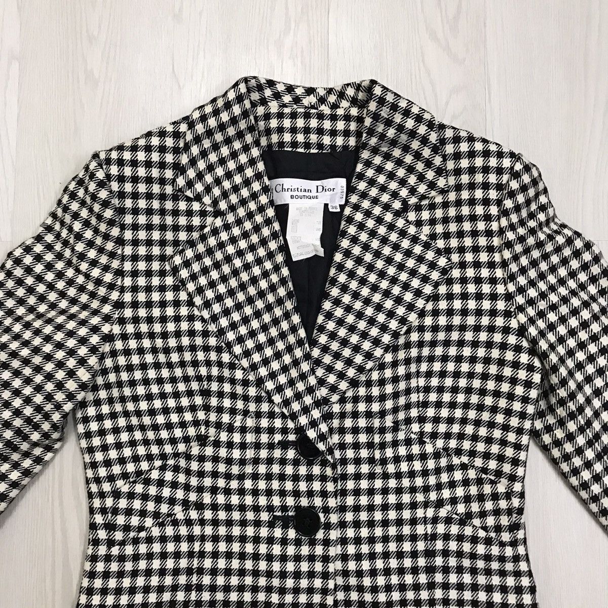 Christian Dior Monsieur × Dior 💥RARE💥 Vintage Christian Dior Wool Jacket Dior Jacket Size S / US 4 / IT 40 - 4 Thumbnail