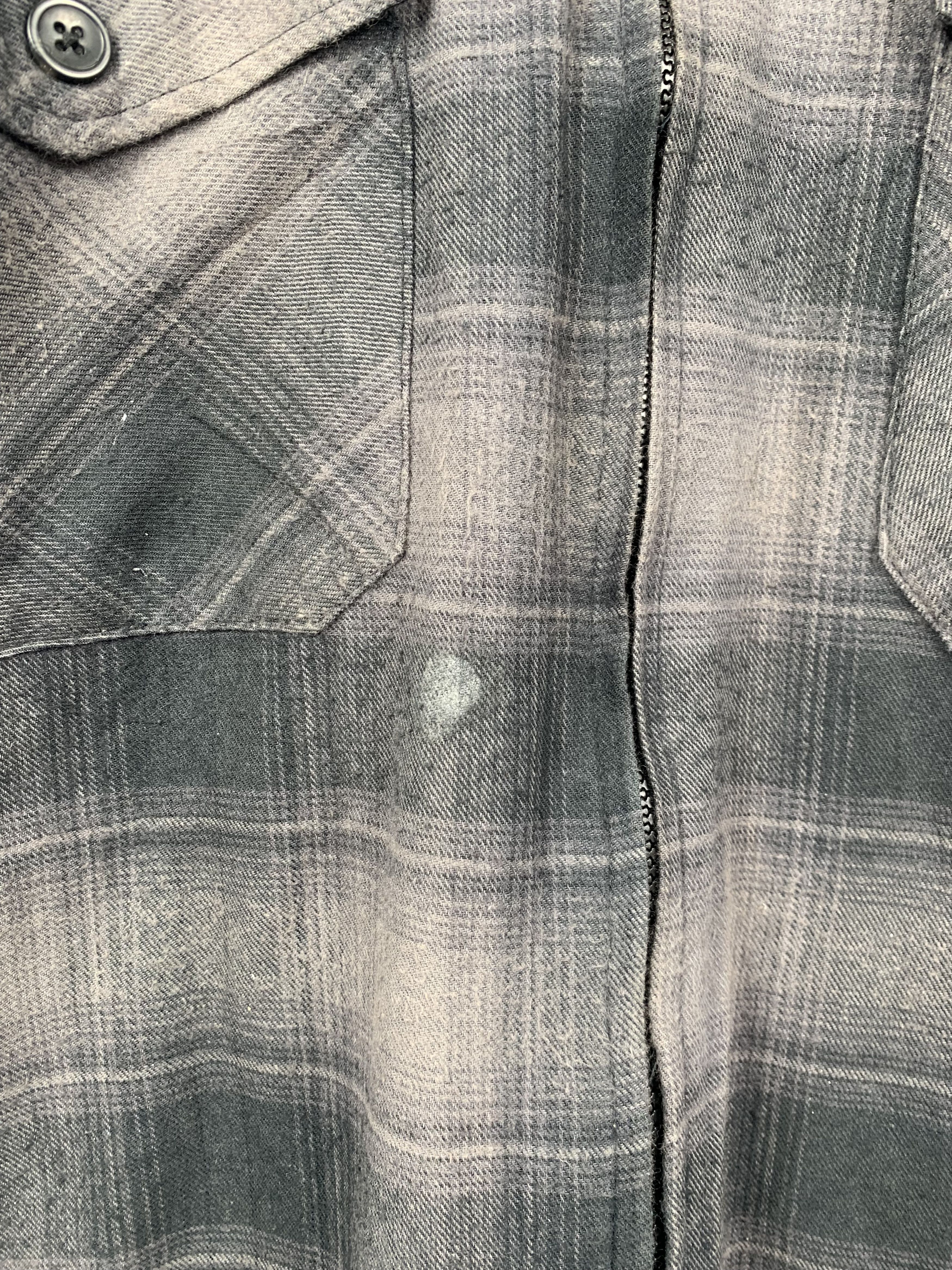 Vintage Vintage 90s Us College Shadow Plaid Hoodie Jacket Size US XXL / EU 58 / 5 - 7 Thumbnail