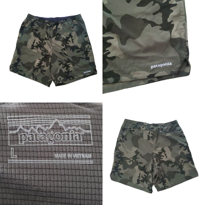 Patagonia Men's Patagonia Nine Trails Camo Shorts 8" with under liner