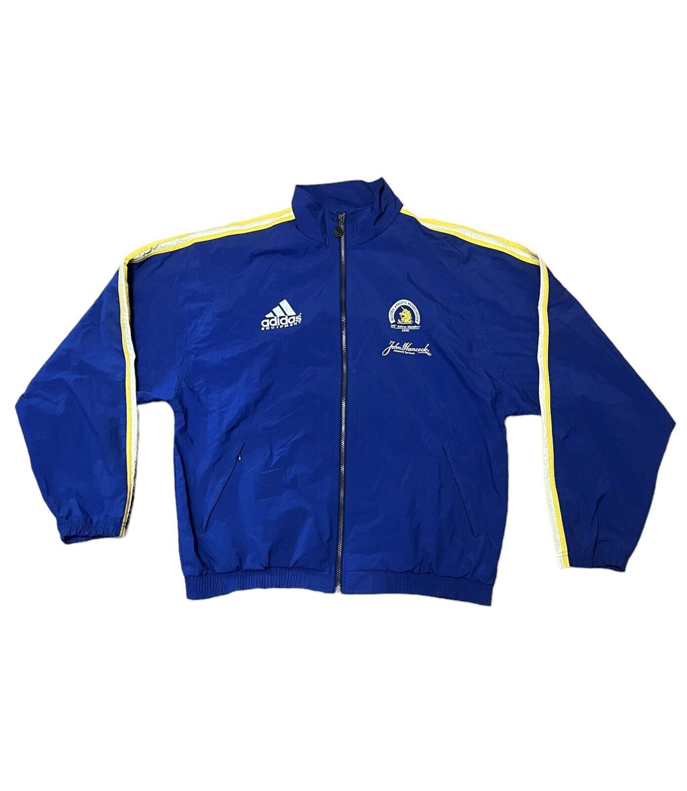 Adidas 1996 100th Boston Marathon Windbreaker Jacket Vintag