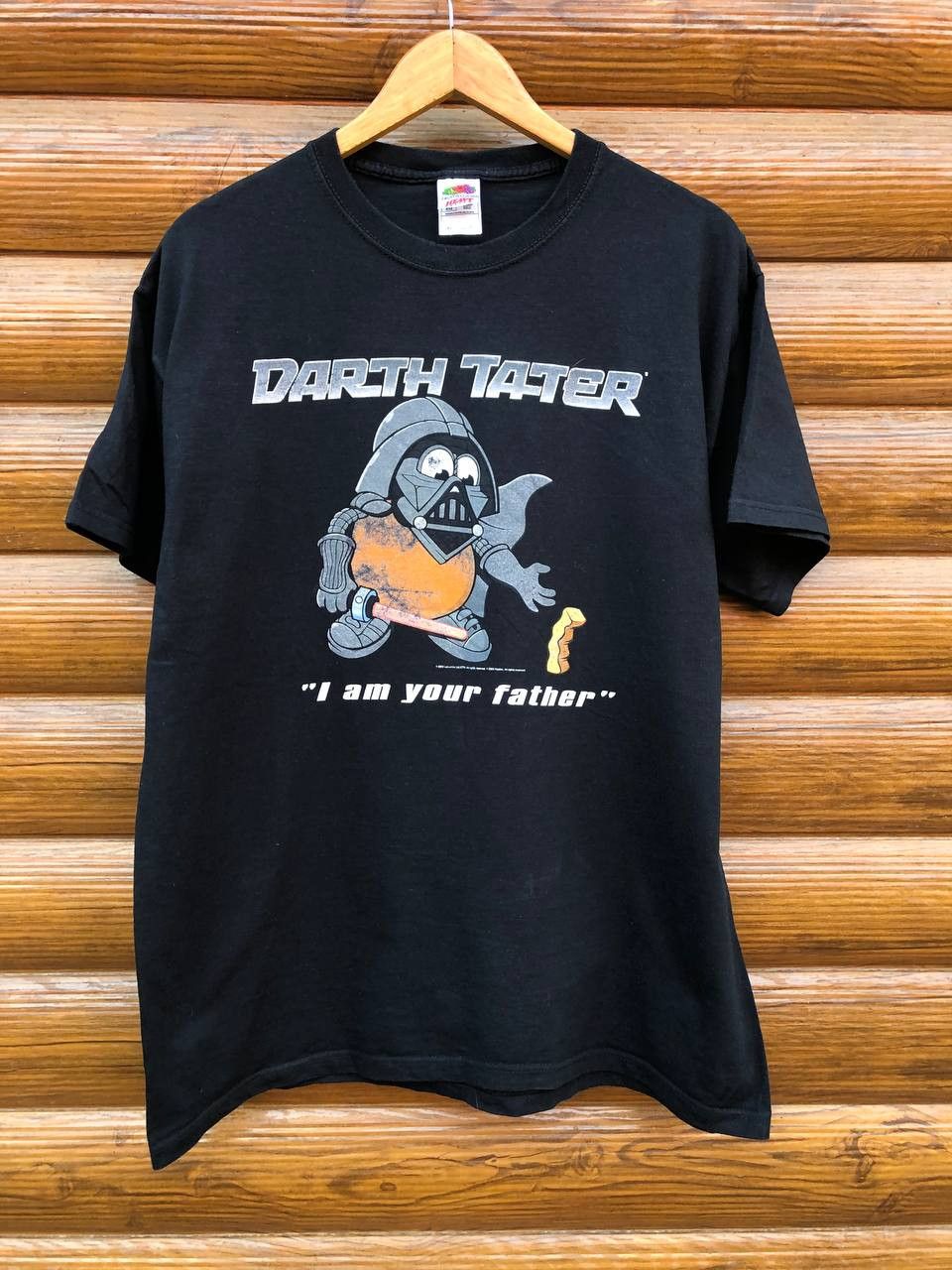 Band Tees Dark teter vintage t shirt black. Size US XL / EU 56 / 4 - 1 Thumbnail