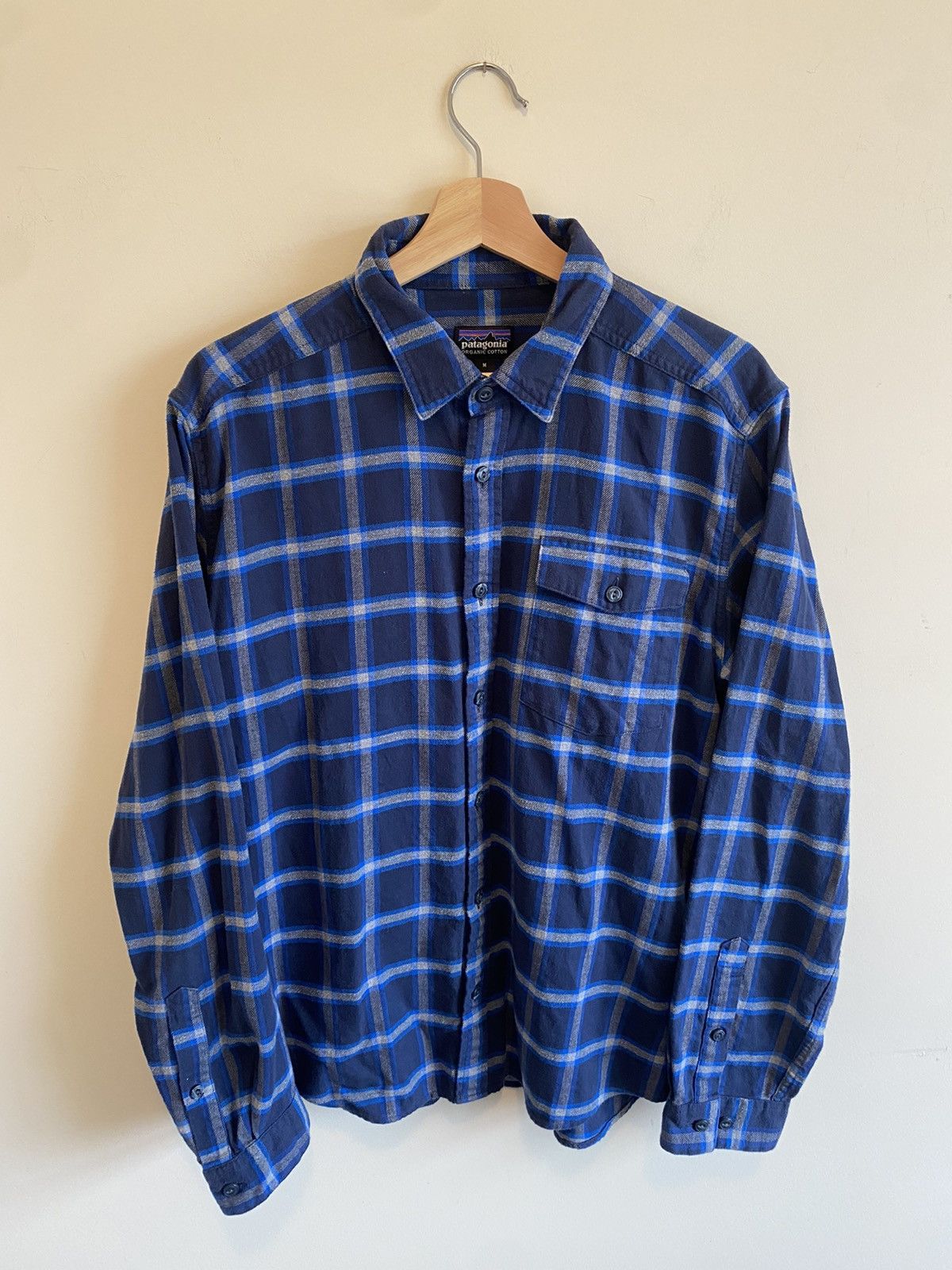 Patagonia Heavy Flannel Patagonia Shirt Plaid Button Up Blue Size US M / EU 48-50 / 2 - 1 Thumbnail
