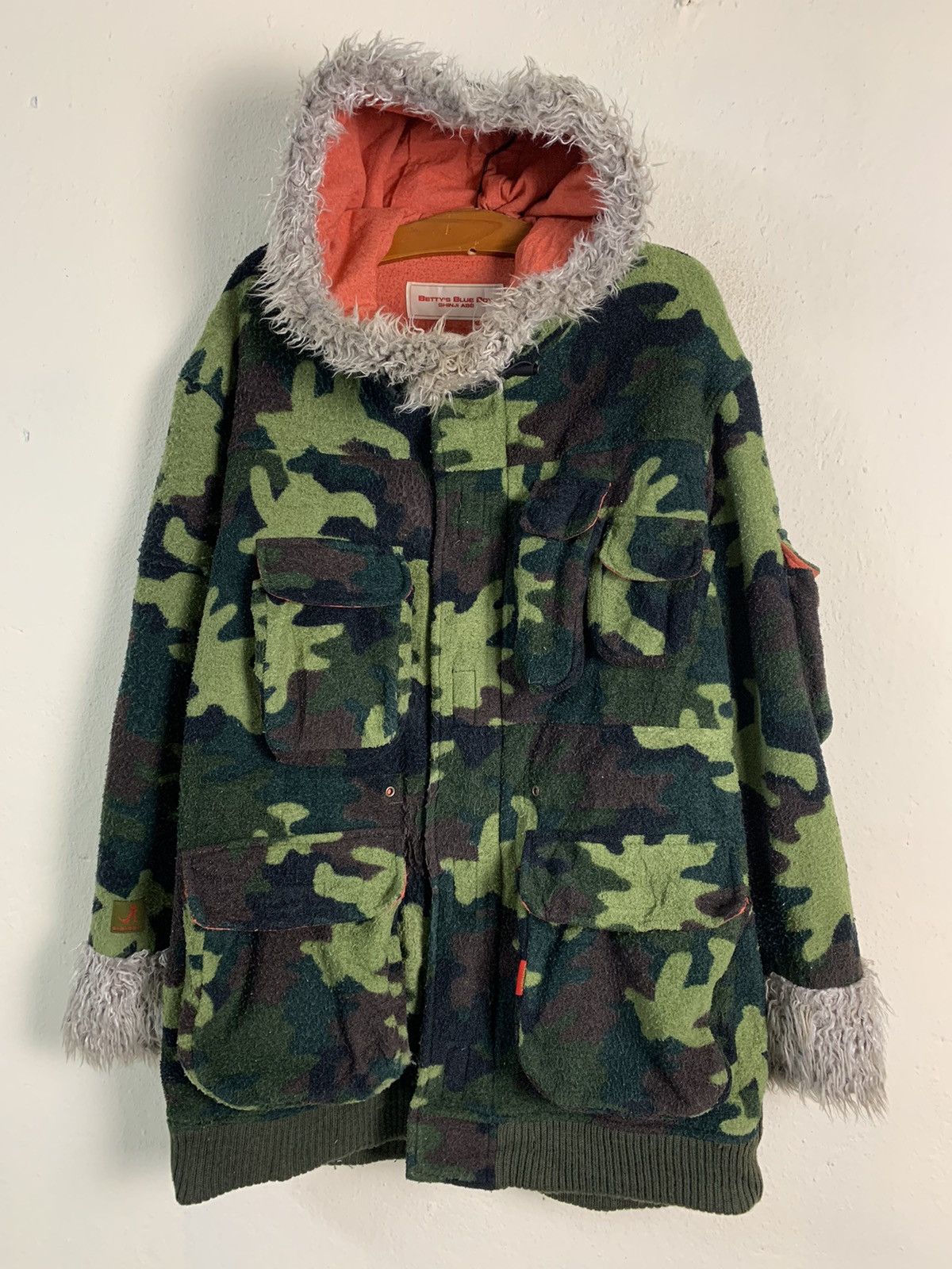 Japanese Brand Betty’s Blue Boy By Shinji Abe Camo Hoodie Jacket Size US L / EU 52-54 / 3 - 1 Thumbnail