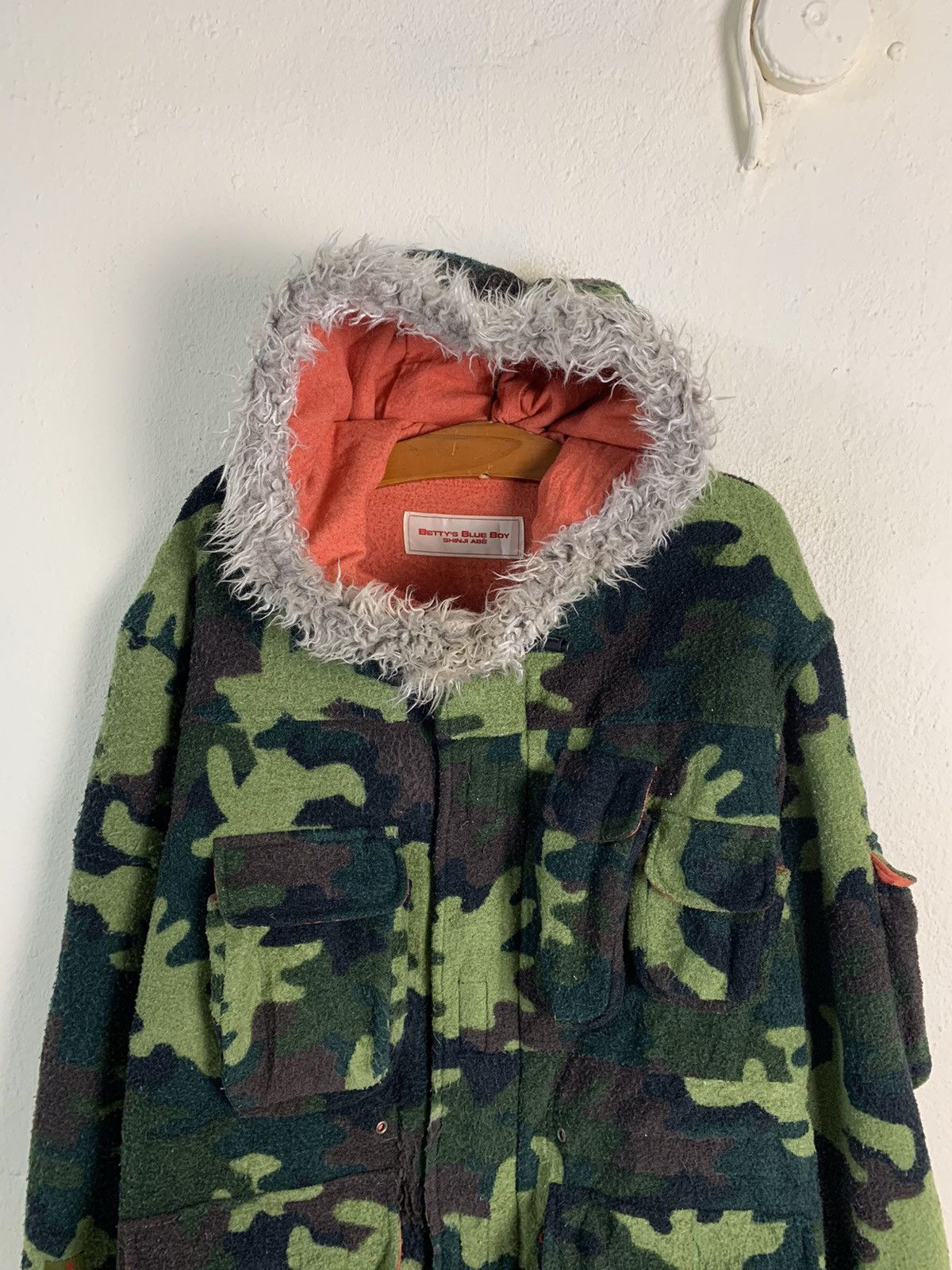 Japanese Brand Betty’s Blue Boy By Shinji Abe Camo Hoodie Jacket Size US L / EU 52-54 / 3 - 4 Thumbnail