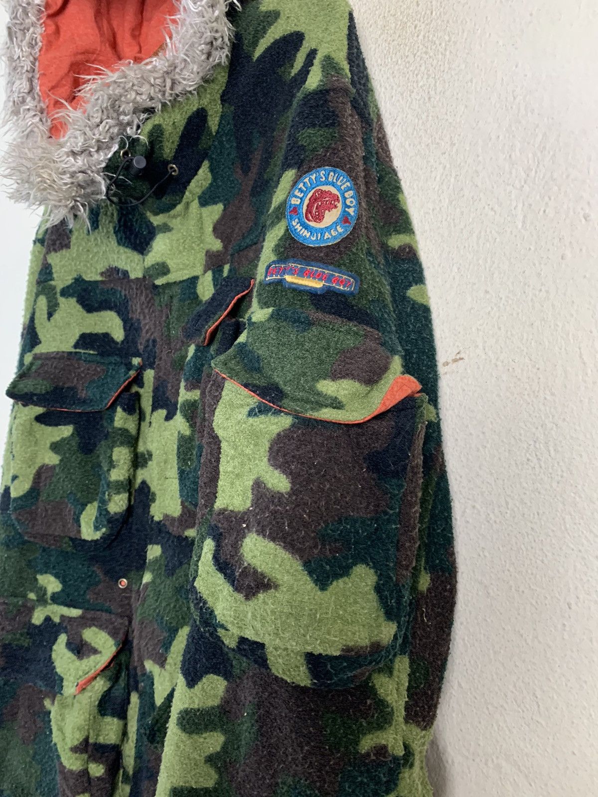 Japanese Brand Betty’s Blue Boy By Shinji Abe Camo Hoodie Jacket Size US L / EU 52-54 / 3 - 5 Thumbnail