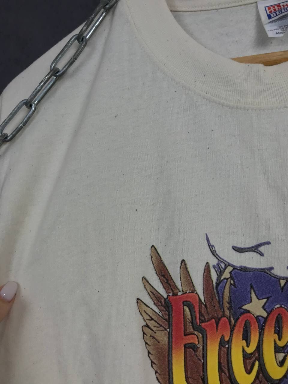 Vintage Free Spirit Rider 2000 American vintage rock tee Size US M / EU 48-50 / 2 - 8 Thumbnail