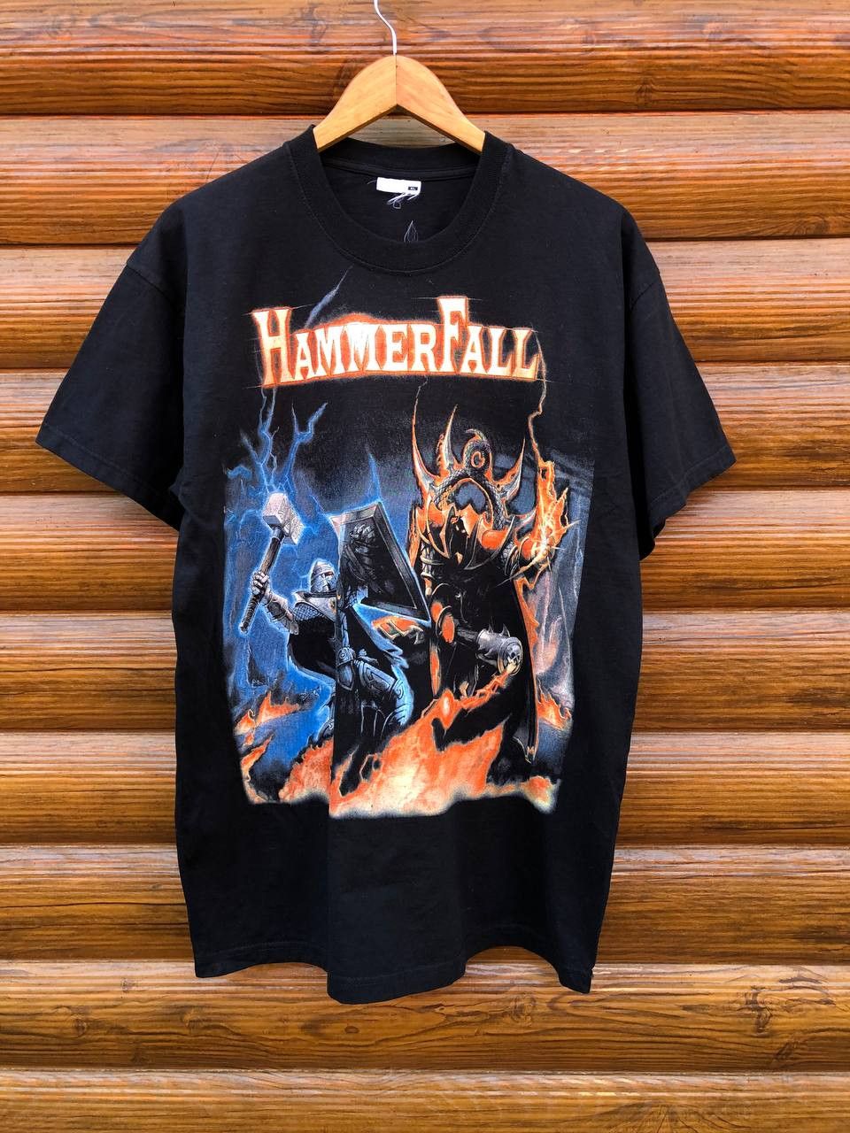 Vintage Vintage hammerfall t shirt Size US XL / EU 56 / 4 - 1 Thumbnail