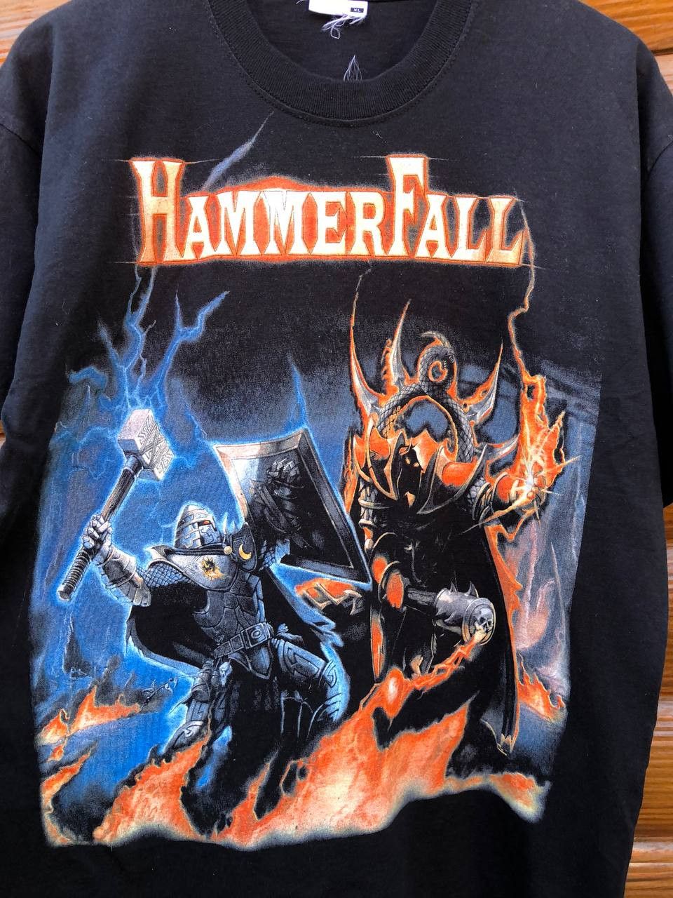 Vintage Vintage hammerfall t shirt Size US XL / EU 56 / 4 - 3 Thumbnail
