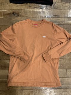 Supreme Metallic Box Logo L S | Grailed