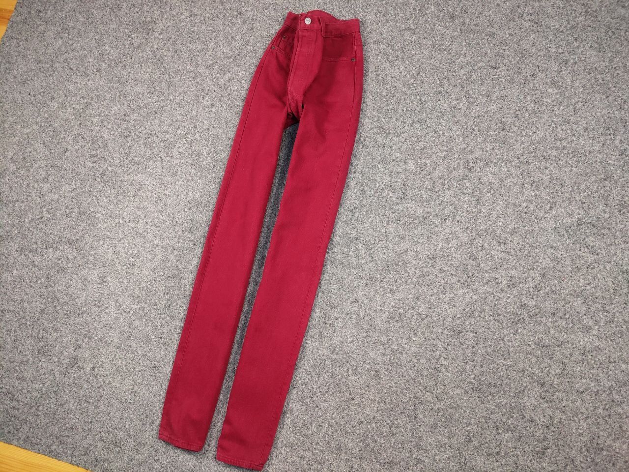 Levi's Rare Vintage 90's Levis 501 Red Denim Jeans Made in USA Size US 32 / EU 48 - 2 Thumbnail