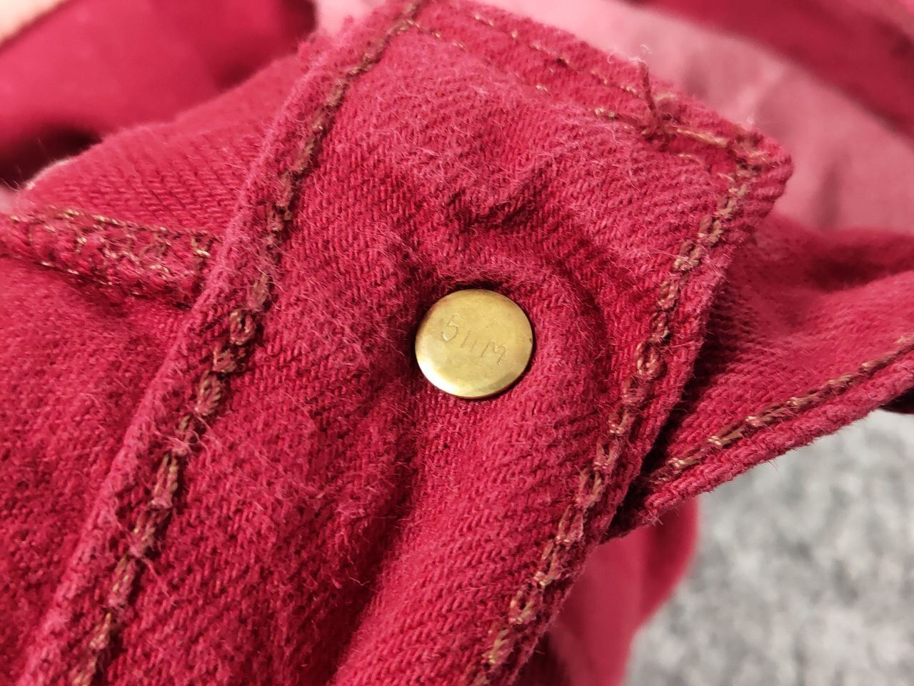 Levi's Rare Vintage 90's Levis 501 Red Denim Jeans Made in USA Size US 32 / EU 48 - 21 Thumbnail