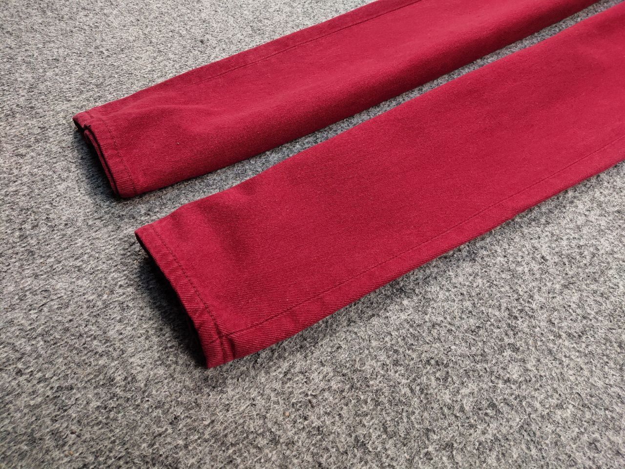 Levi's Rare Vintage 90's Levis 501 Red Denim Jeans Made in USA Size US 32 / EU 48 - 4 Thumbnail
