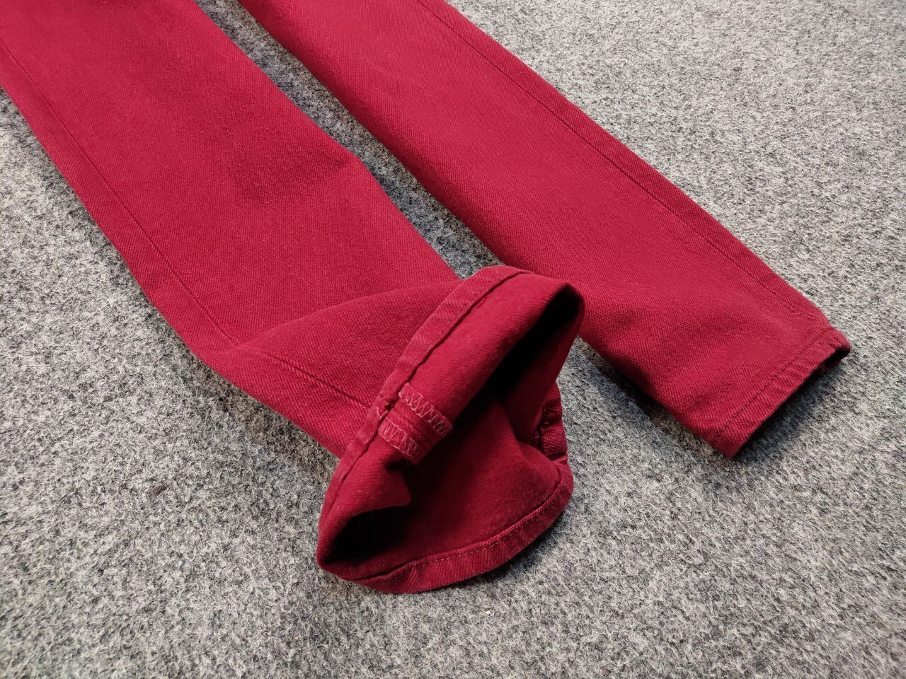 Levi's Rare Vintage 90's Levis 501 Red Denim Jeans Made in USA Size US 32 / EU 48 - 8 Thumbnail