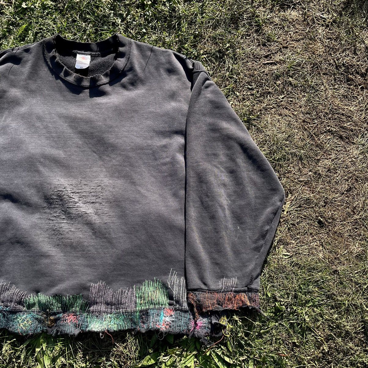 Vintage Vintage Faded Crewneck Distressed Thrashed Grunge Streetwear Size US L / EU 52-54 / 3 - 2 Thumbnail
