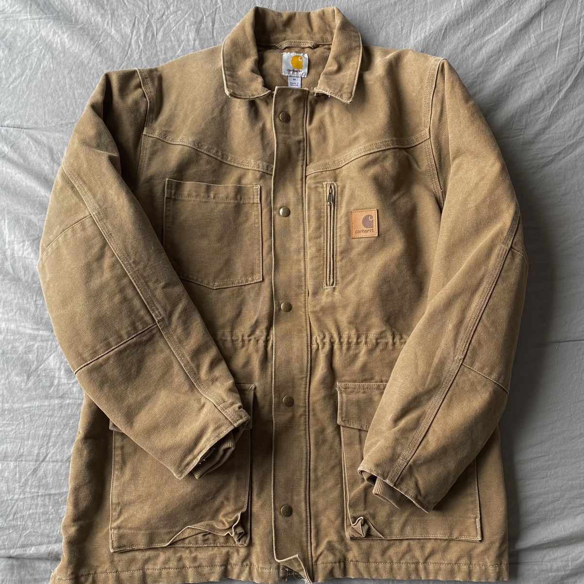 Carhartt × Vintage Vintage Carhartt Workwear Chore Coat Size US M / EU 48-50 / 2 - 2 Thumbnail