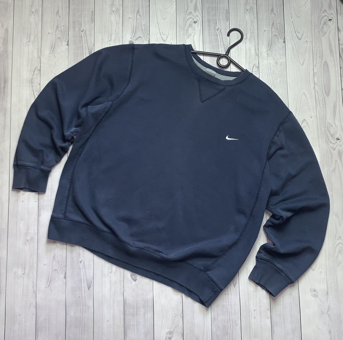 Nike × Vintage Vintage Nike sweatshirt logo swoosh size XL Size US XL / EU 56 / 4 - 1 Thumbnail
