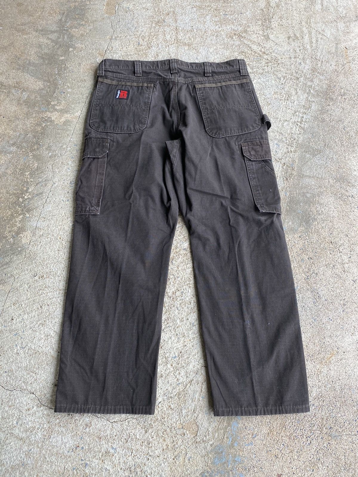 Vintage × Wrangler Vintage Wrangler Riggs Double Knee Cargo Pants Size US 36 / EU 52 - 5 Thumbnail