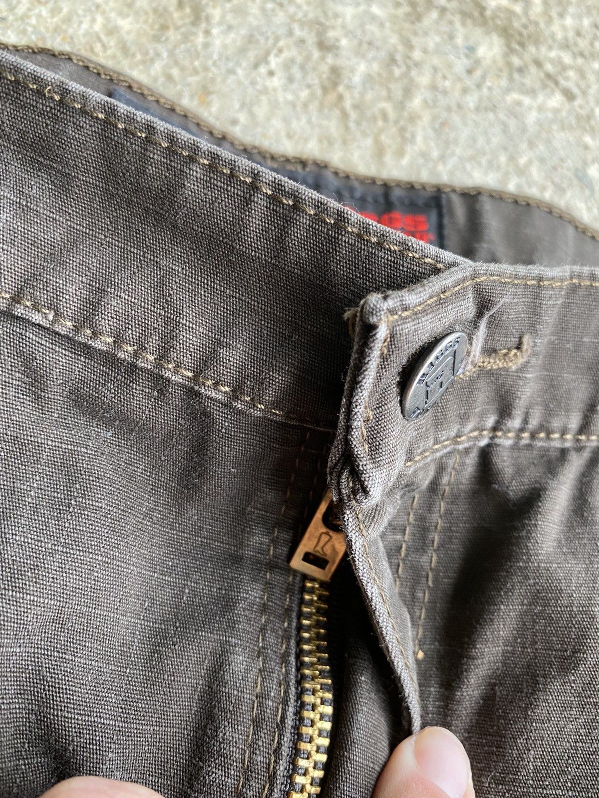 Vintage × Wrangler Vintage Wrangler Riggs Double Knee Cargo Pants Size US 36 / EU 52 - 3 Thumbnail