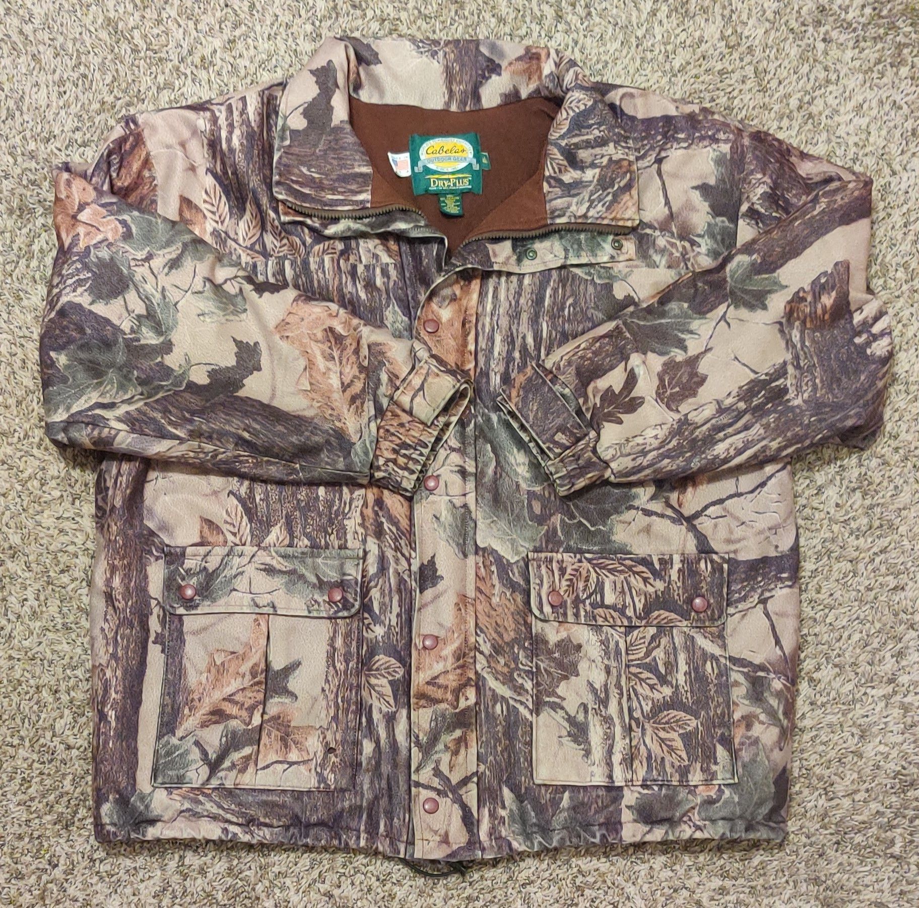 Vintage Vintage Cabelas Dry Plus Waterproof Camouflage Pants