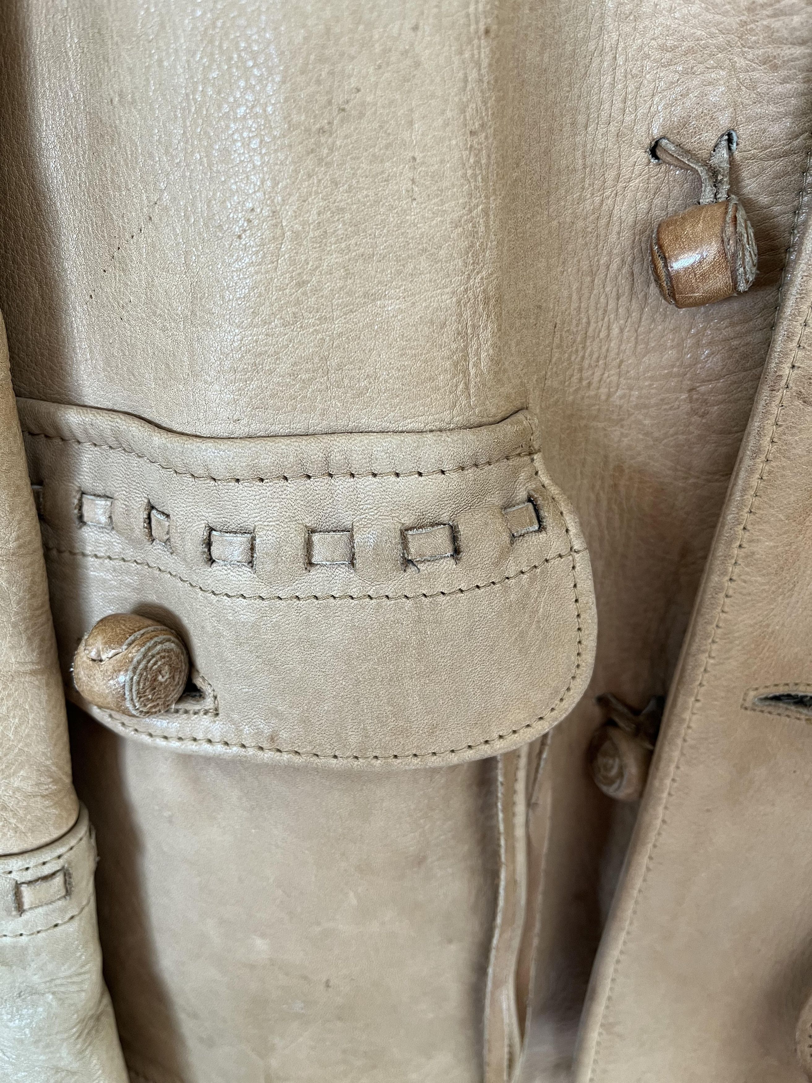 Vintage 70s Western Fringe Cowboy Leather Jacket