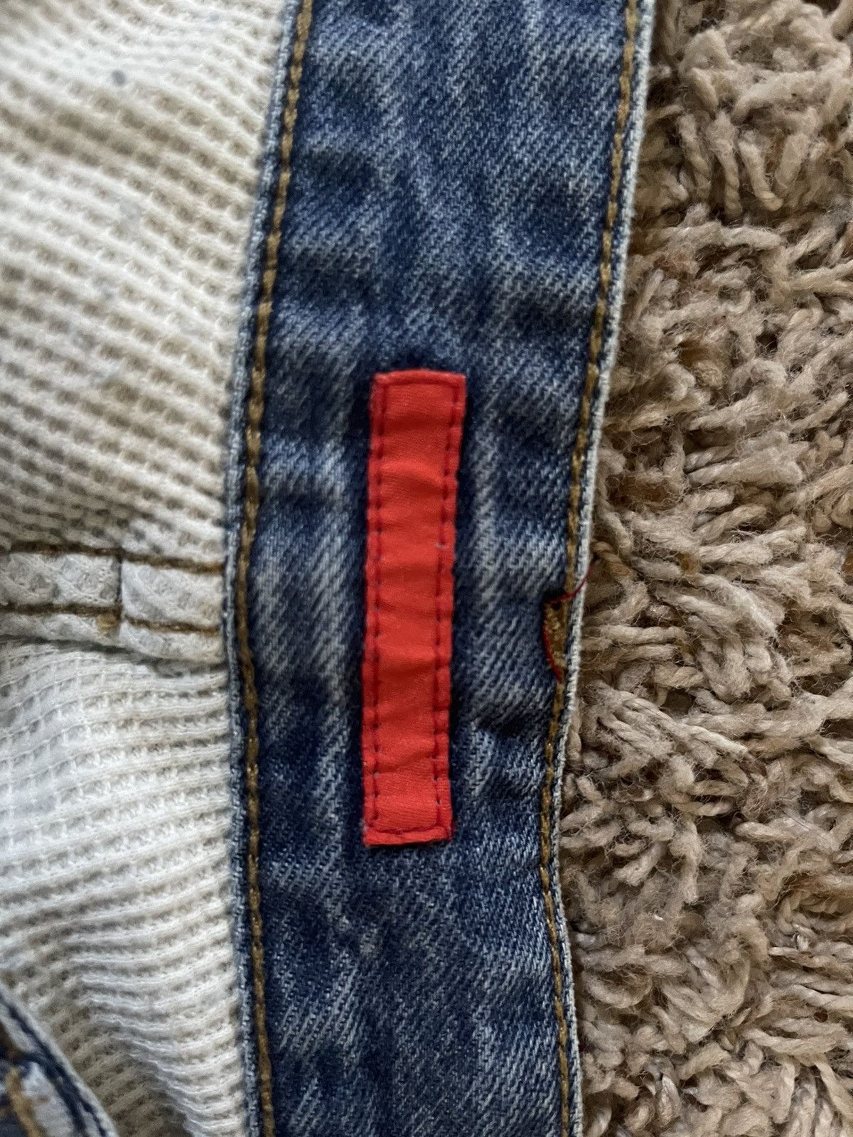 Handmade × Japanese Brand × Vintage Handmade Rust Distressed Denim Size US 34 / EU 50 - 2 Thumbnail