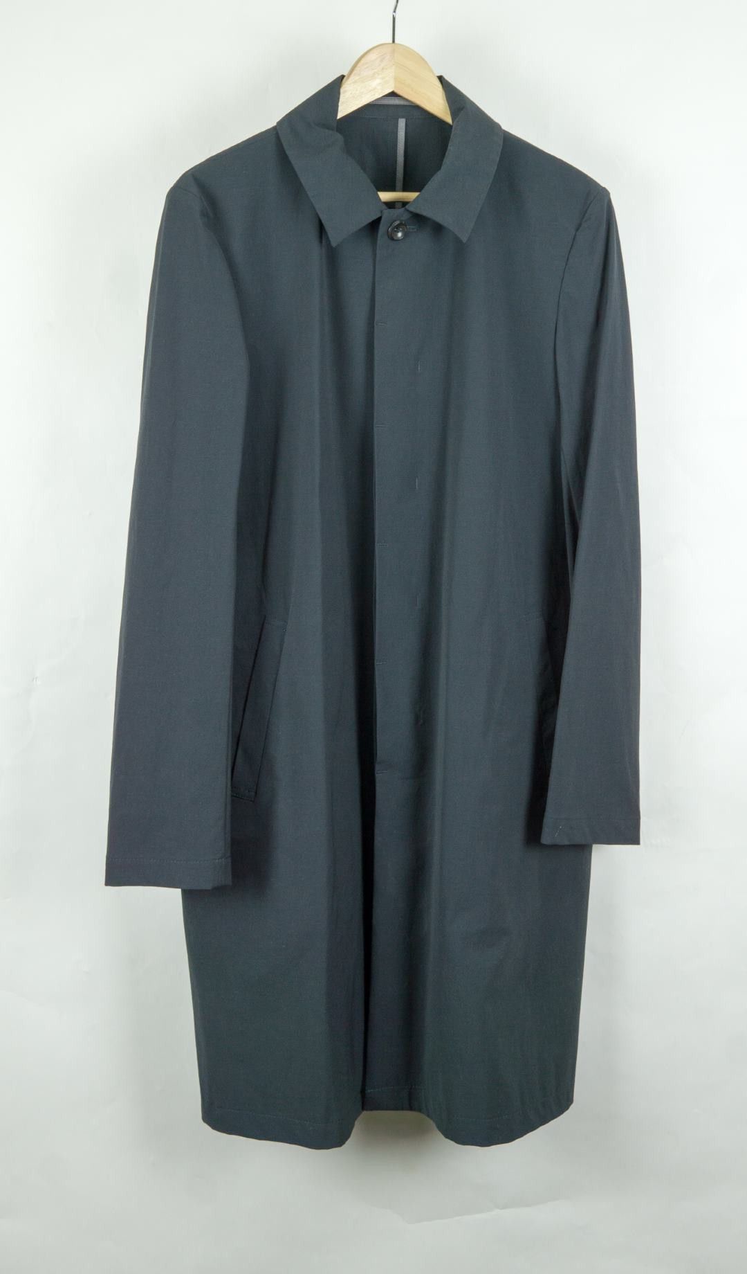 Attachment Attachment Black Technical Nylon Blend Mac Coat Size US M / EU 48-50 / 2 - 1 Thumbnail