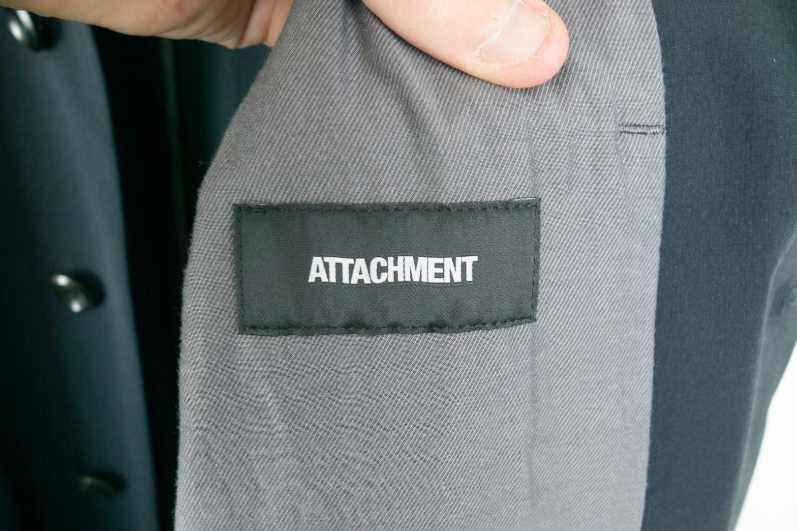 Attachment Attachment Black Technical Nylon Blend Mac Coat Size US M / EU 48-50 / 2 - 4 Thumbnail