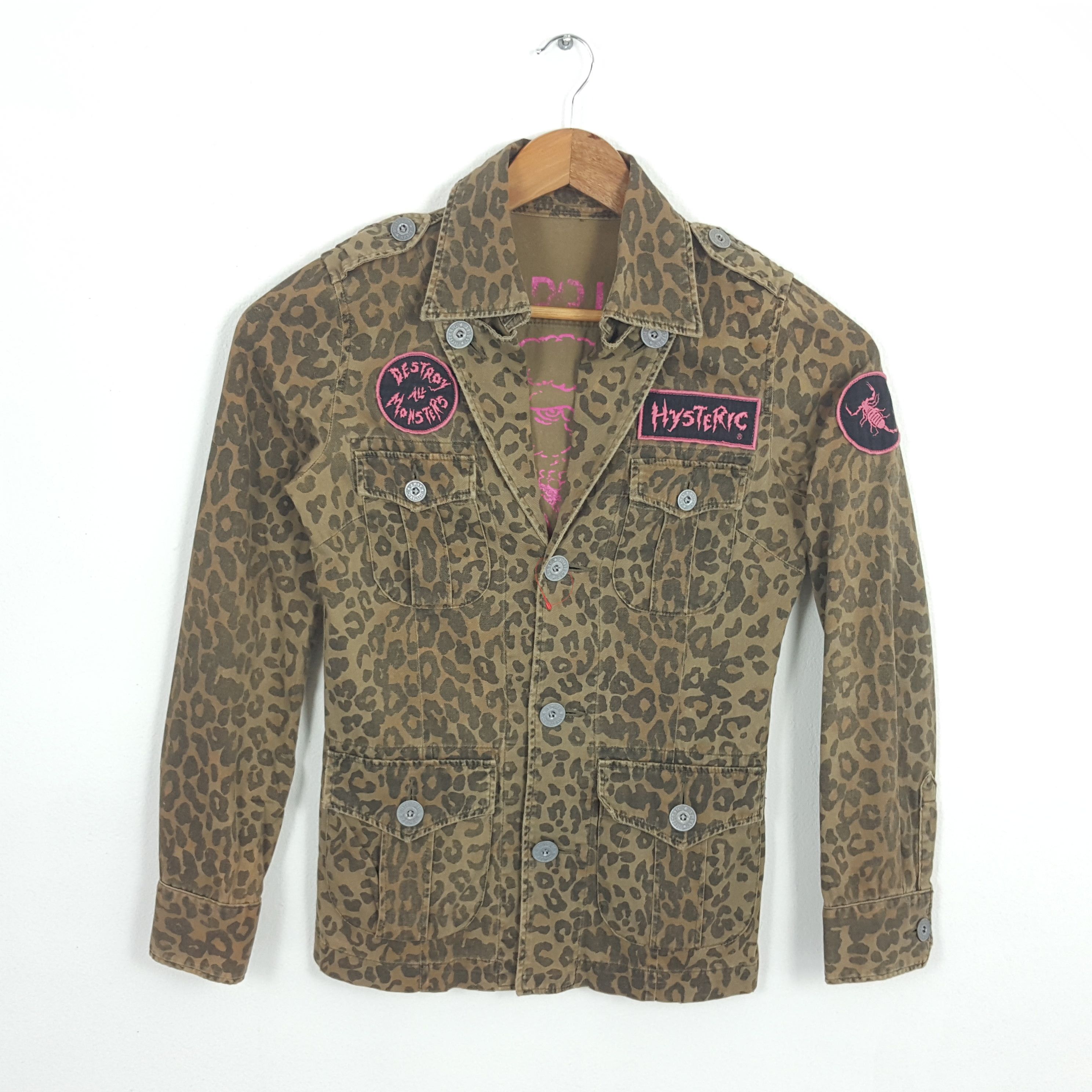 Vintage HYSTERIC GLAMOUR Japan Brand Camo Military Jacket
