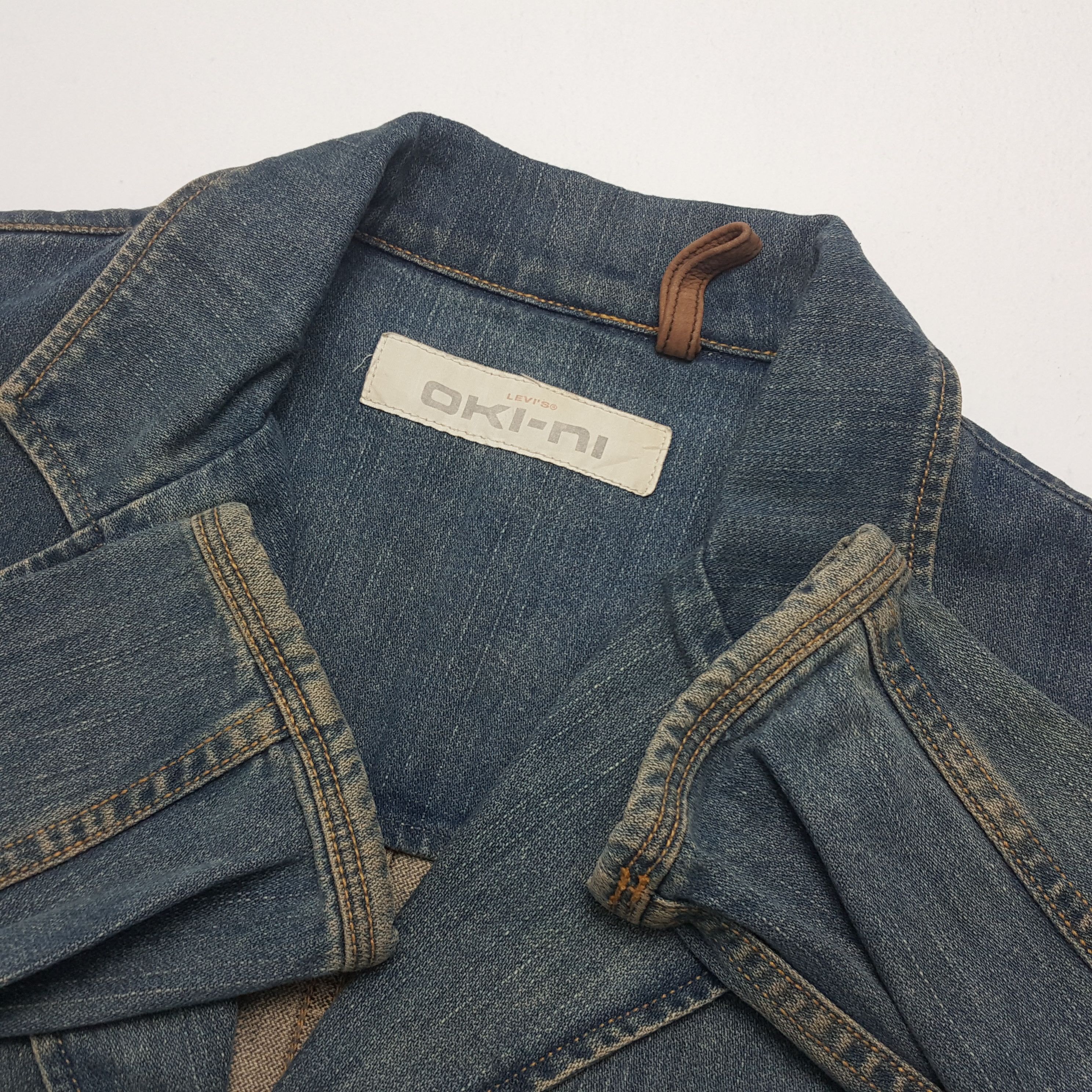 Vintage LEVIS American Style Blazzers Denim Jacket Size 38L - 7 Preview