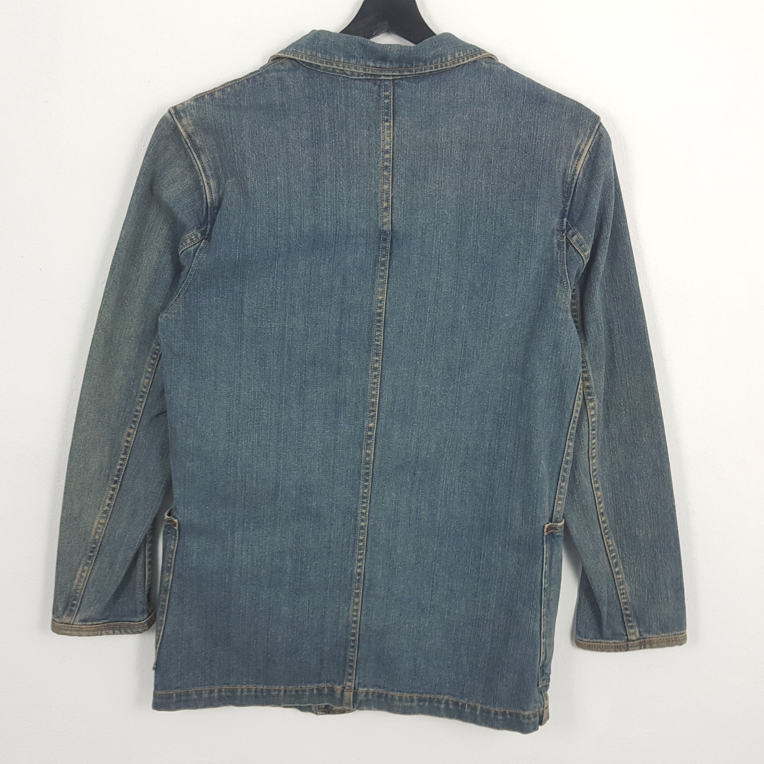 Vintage LEVIS American Style Blazzers Denim Jacket Size 38L - 3 Thumbnail