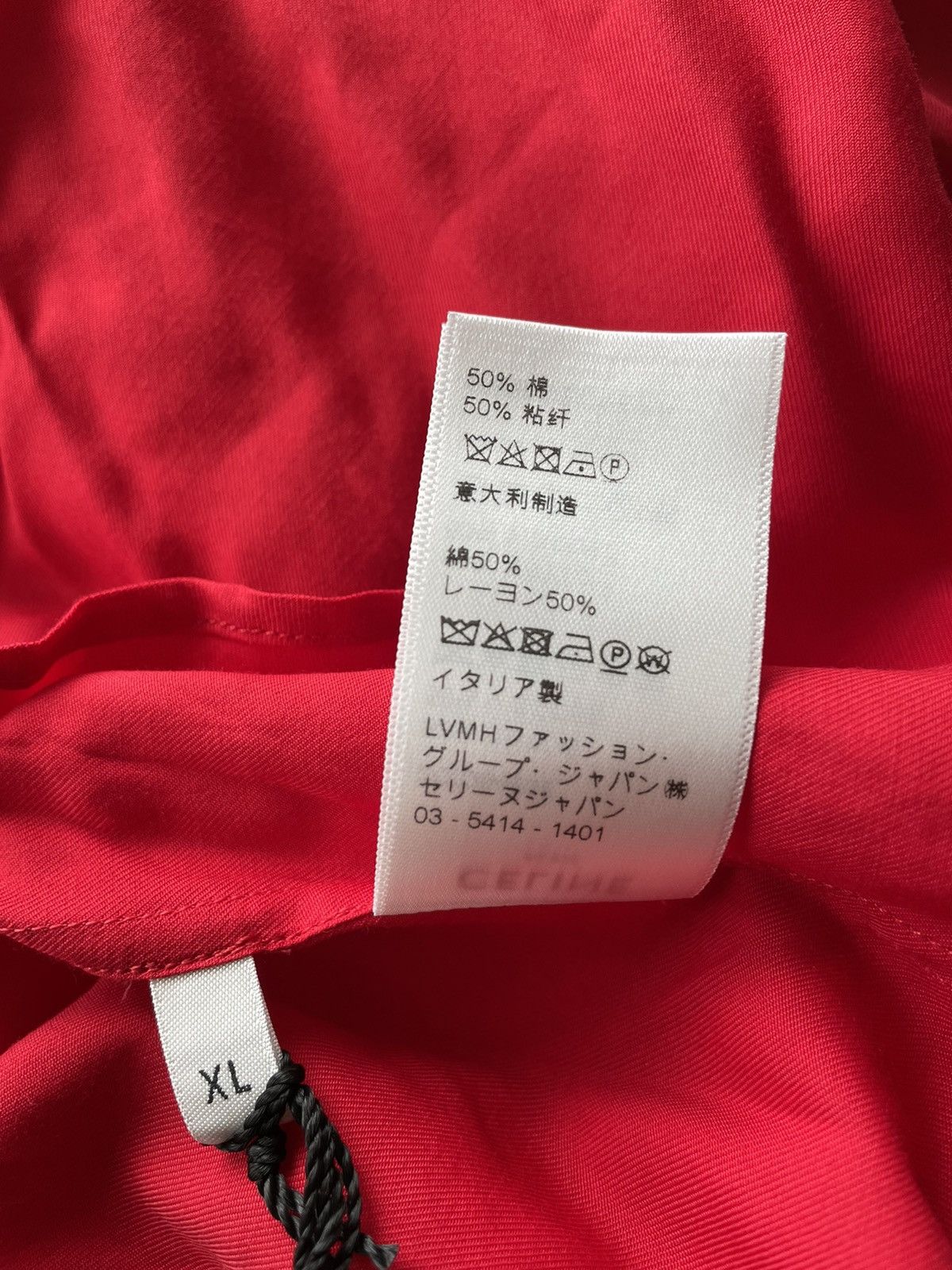 Celine × Hedi Slimane Rare Brand New Iconic Hedi Slimane Super Runway C Shirt Size US L / EU 52-54 / 3 - 9 Thumbnail