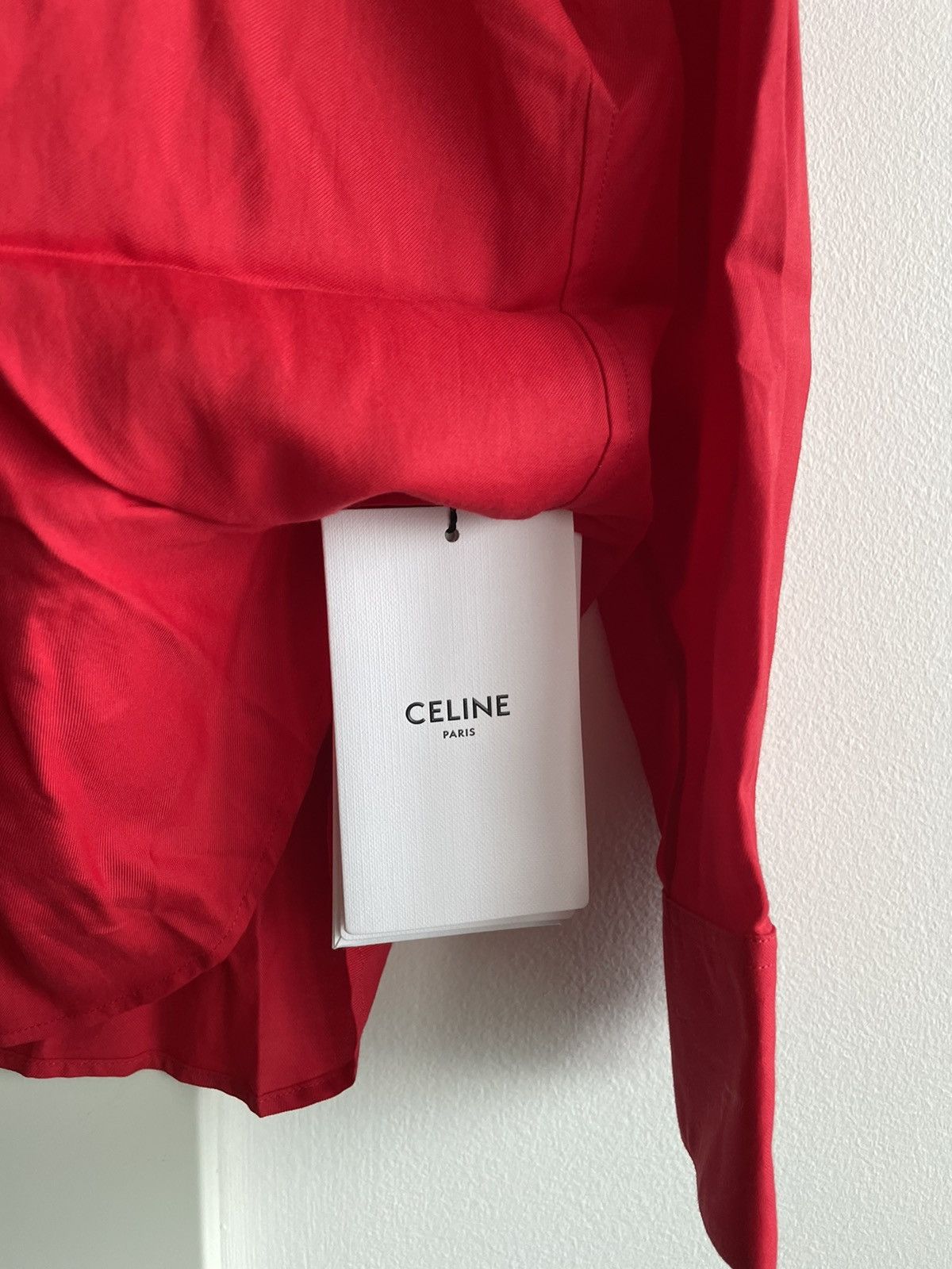 Celine × Hedi Slimane Rare Brand New Iconic Hedi Slimane Super Runway C Shirt Size US L / EU 52-54 / 3 - 20 Thumbnail