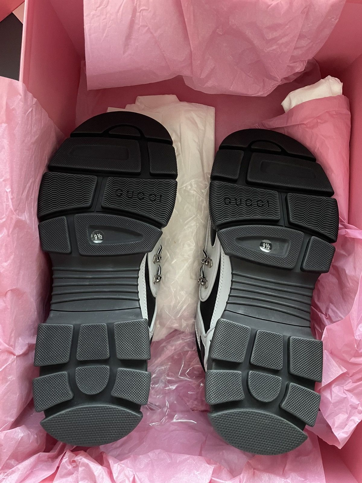 Gucci Rare LimitedEdition New Track Reflective Leather Track Boots Size US 10 / EU 43 - 5 Thumbnail