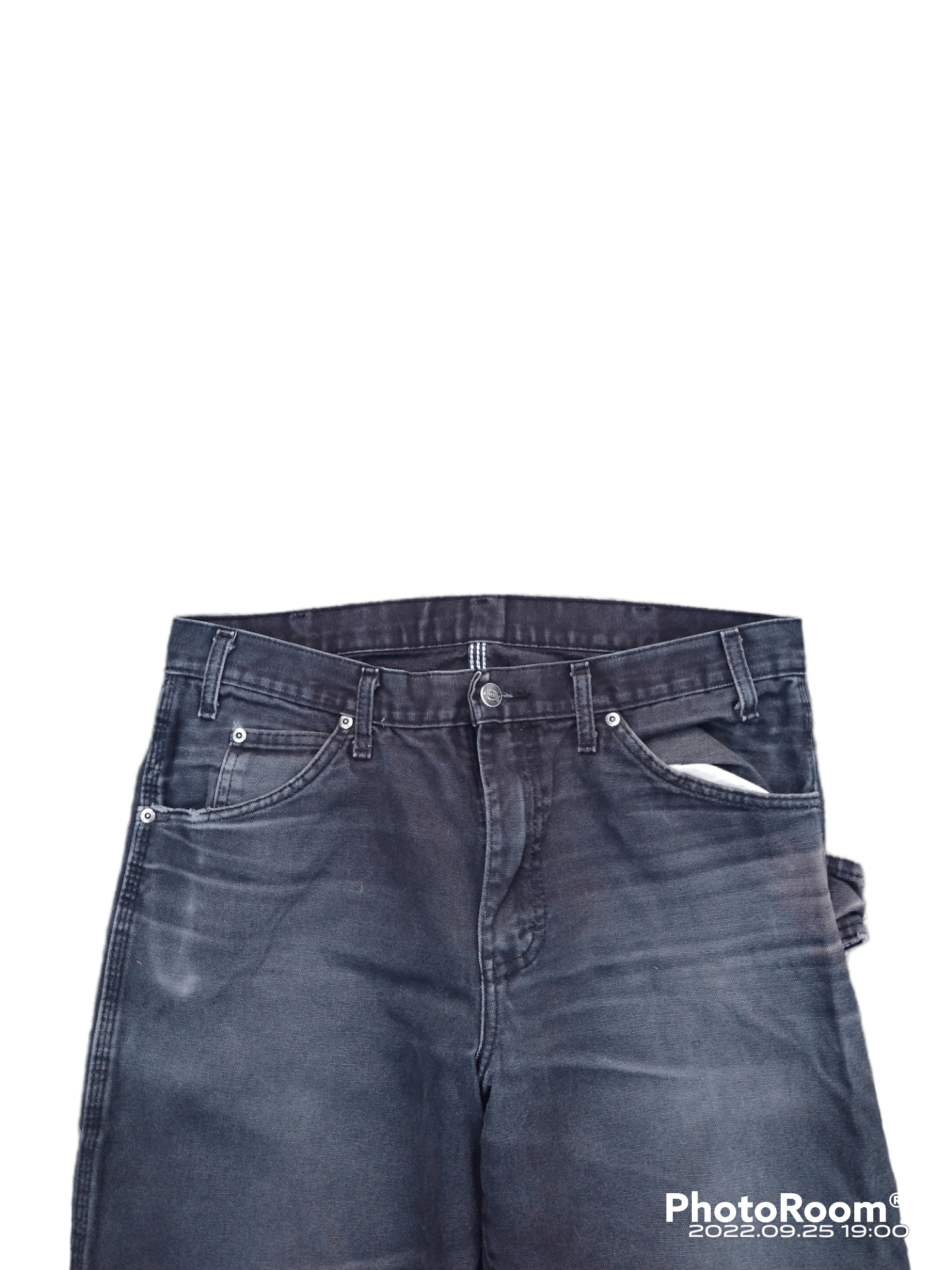 Dickies × Vintage DiSTRESSED CARPENTER BLACK FADE DICKIES PANTS Size US 32 / EU 48 - 3 Thumbnail